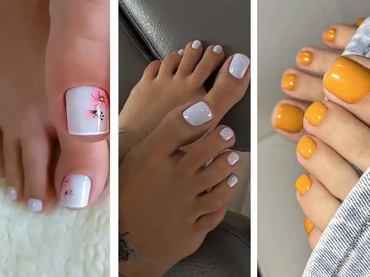 ژلیش ناخن پا سفید 