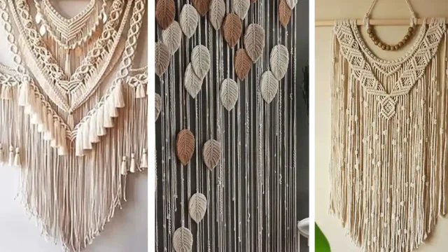 دیوارکوب مکرومه بافی | تصاویری از بهترین مدل ها برای تزیین محیط