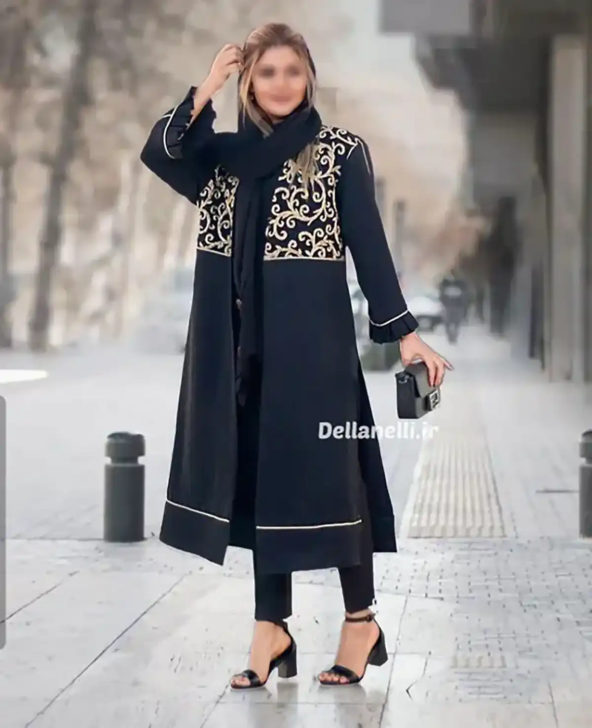 مدل مانتو مشکی جدید اینستا 