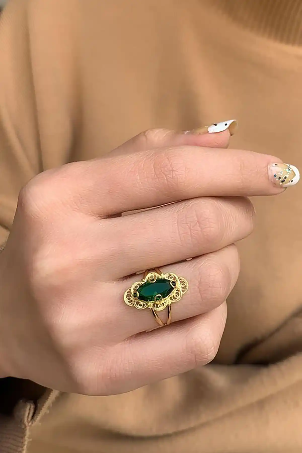 انگشتر عقیق زنانه لاکچری