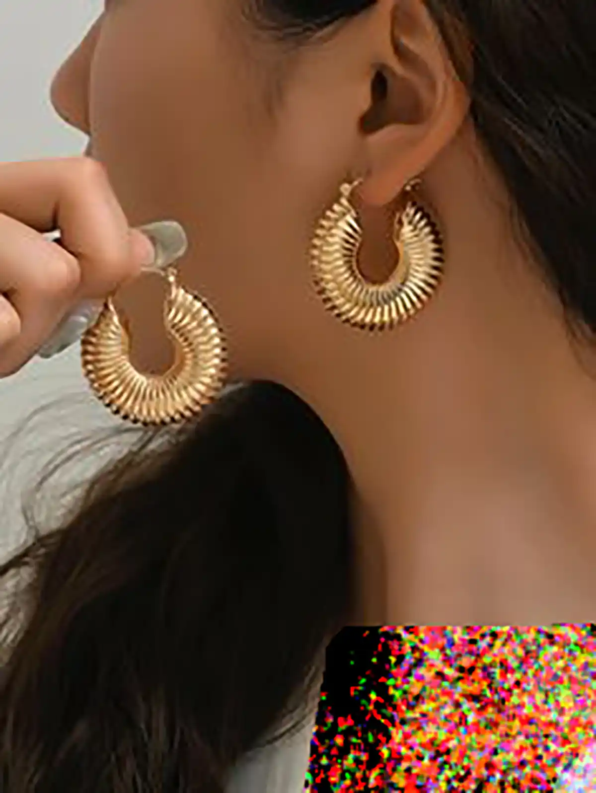 گوشواره حلقه ای جدید 