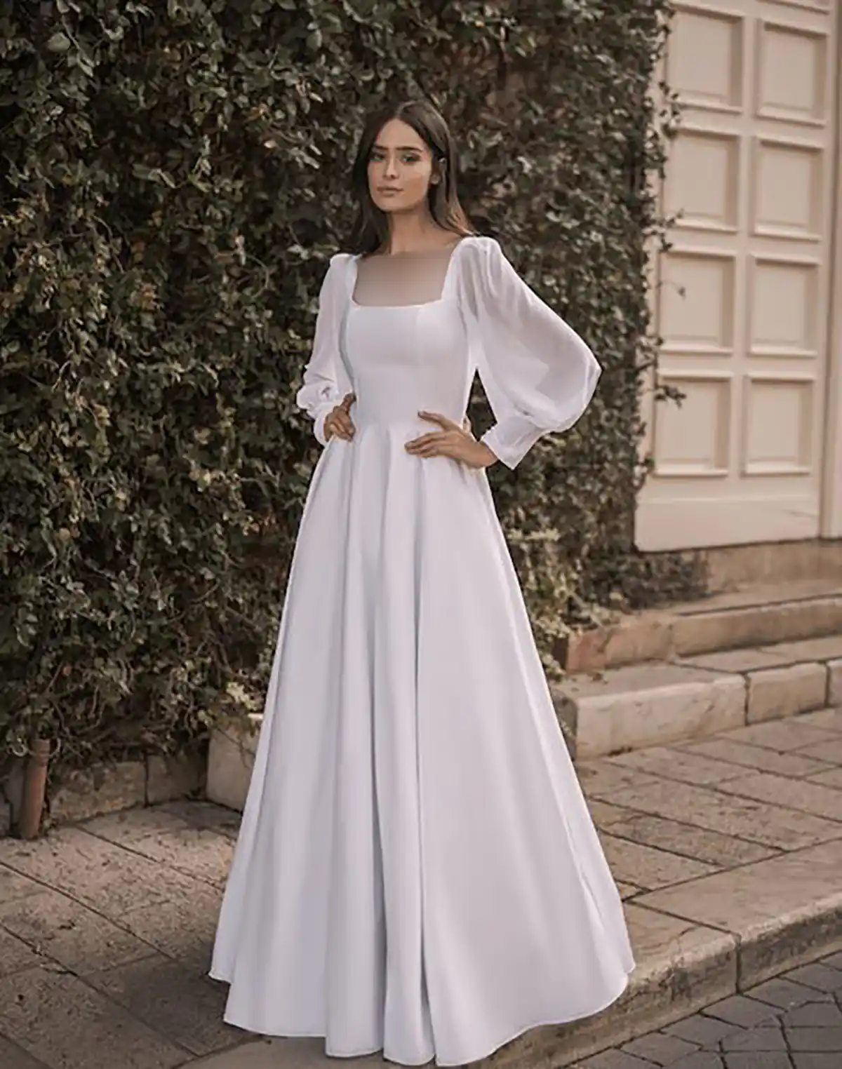 لباس عروس ساده
