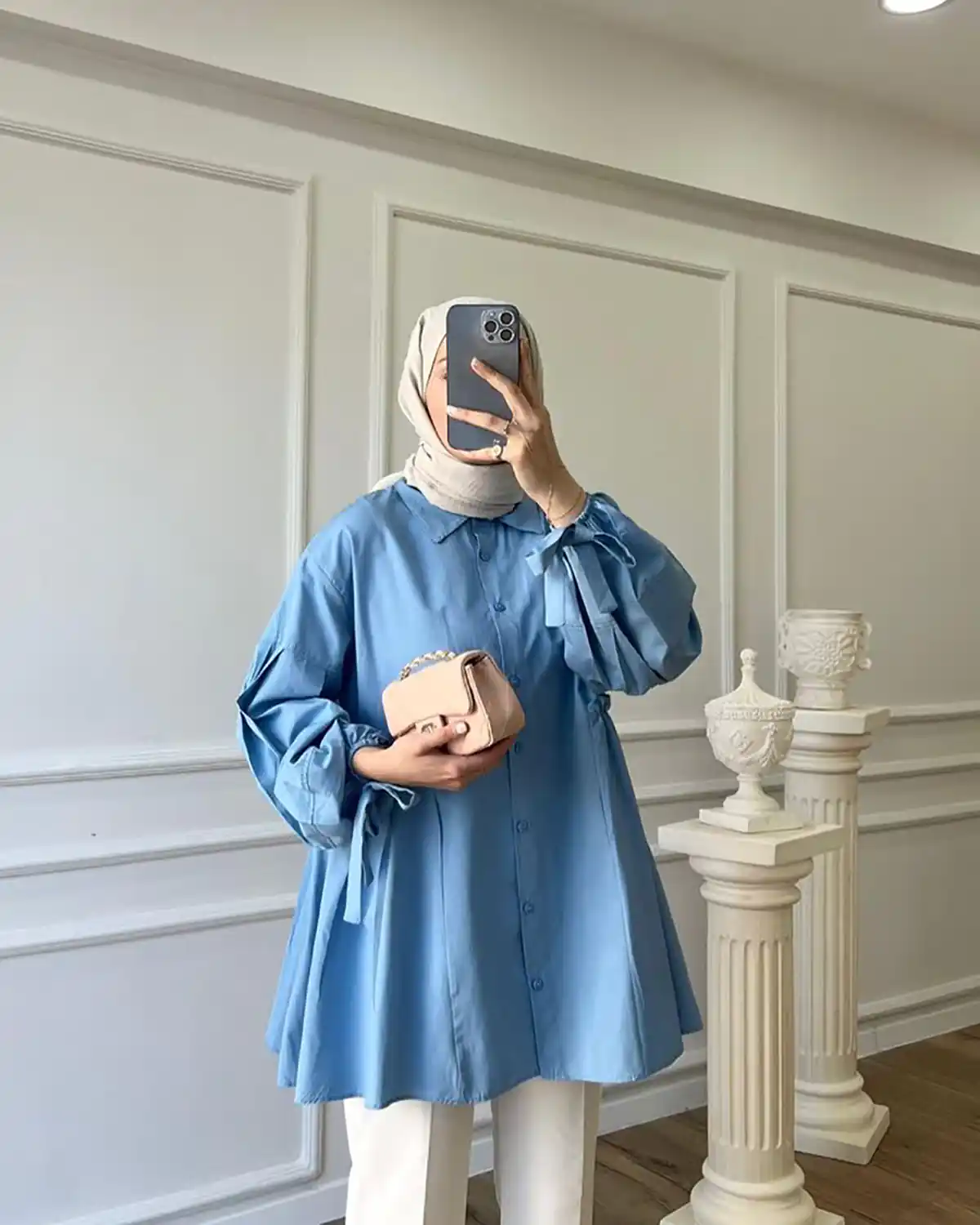 مدل شومیز جلو بسته گلدار 