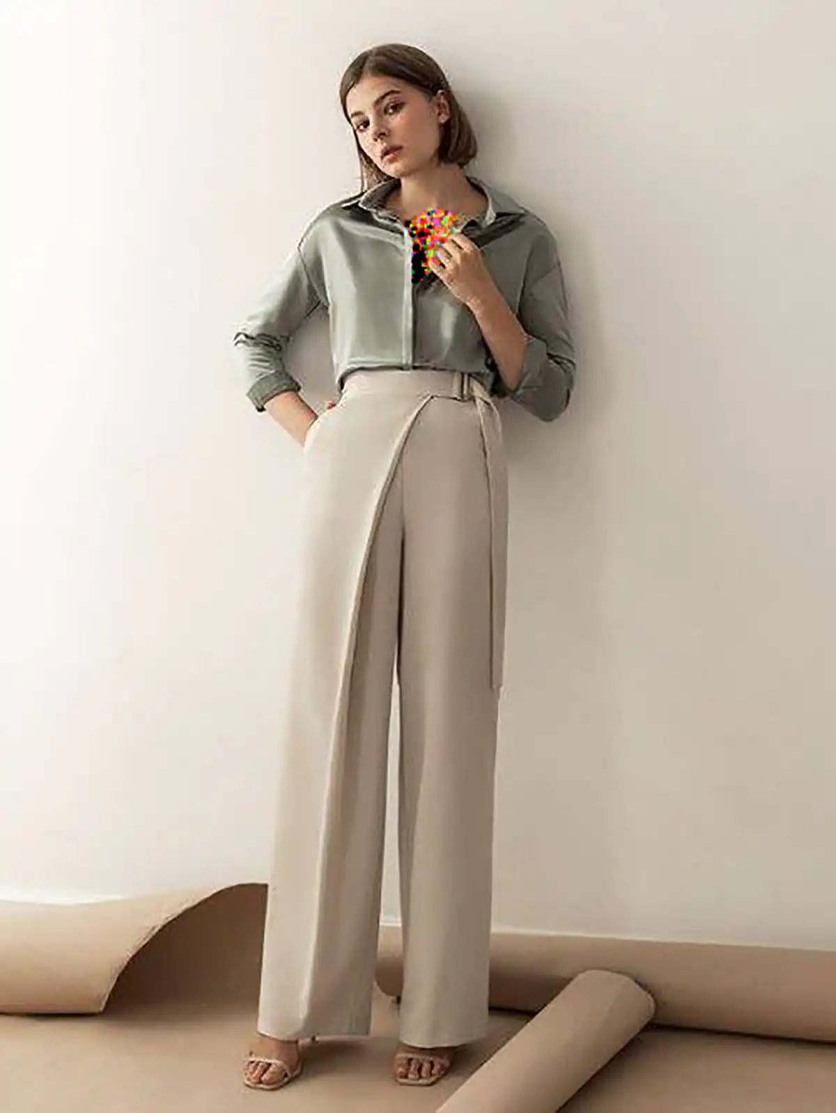 مدل شلوار پارچه ای زنانه راسته 