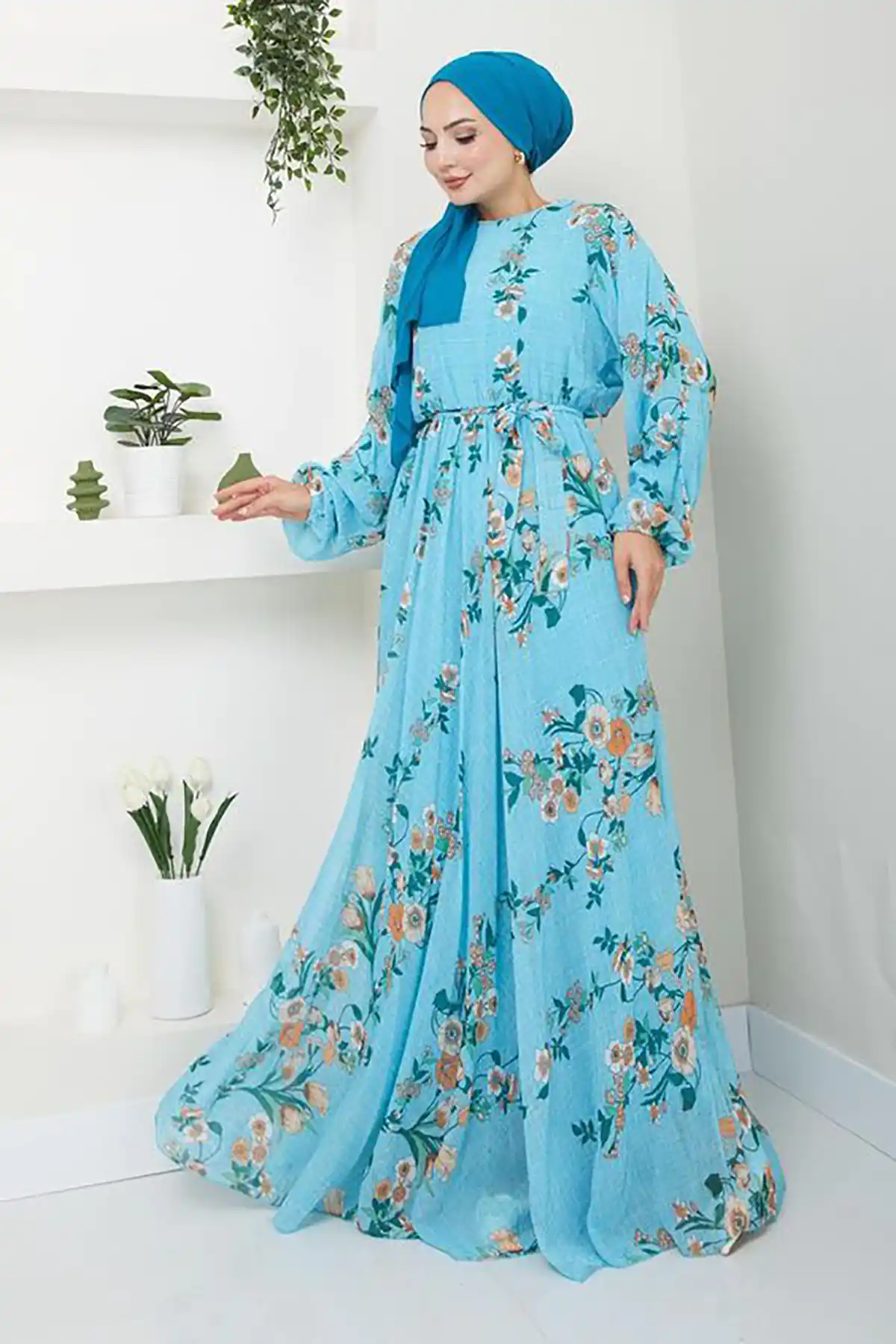 پیراهن نخی زنانه برای مهمانی 1403