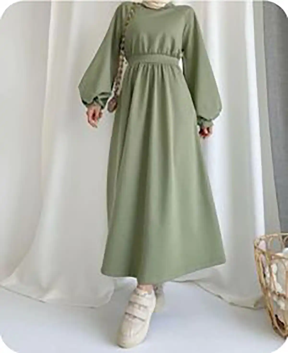 پیراهن بلند نخی