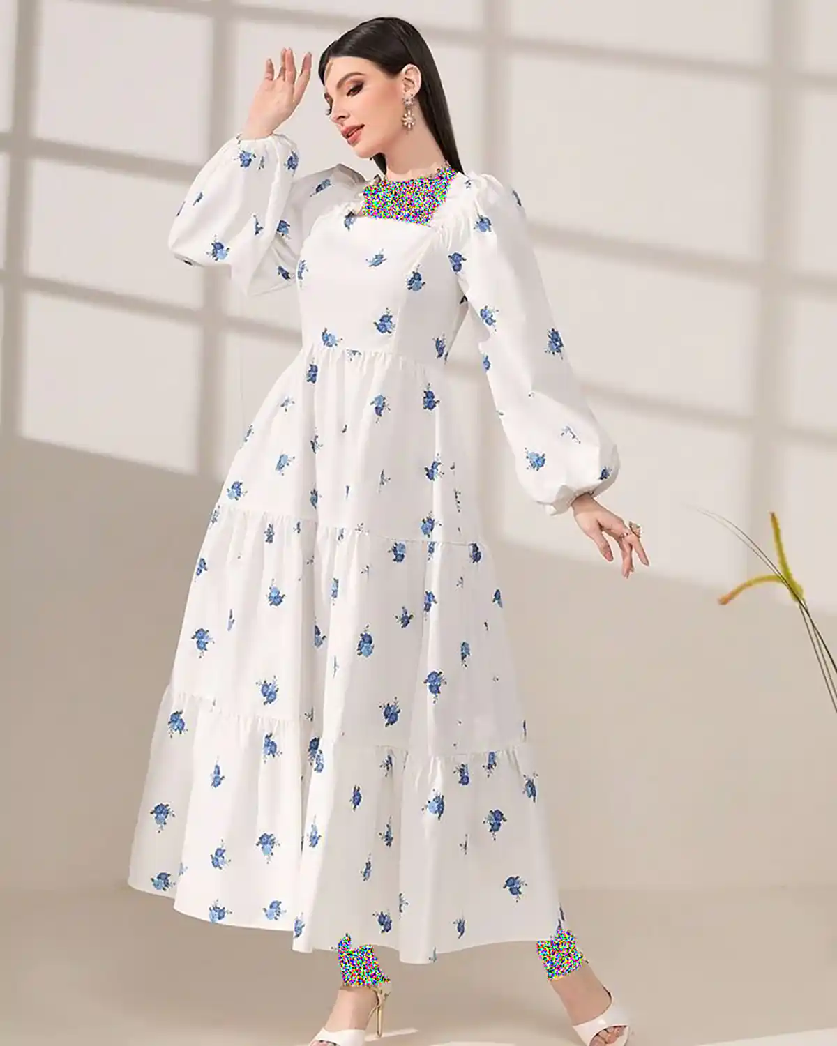 لباس مجلسی زنانه برای عروسی پوشیده 