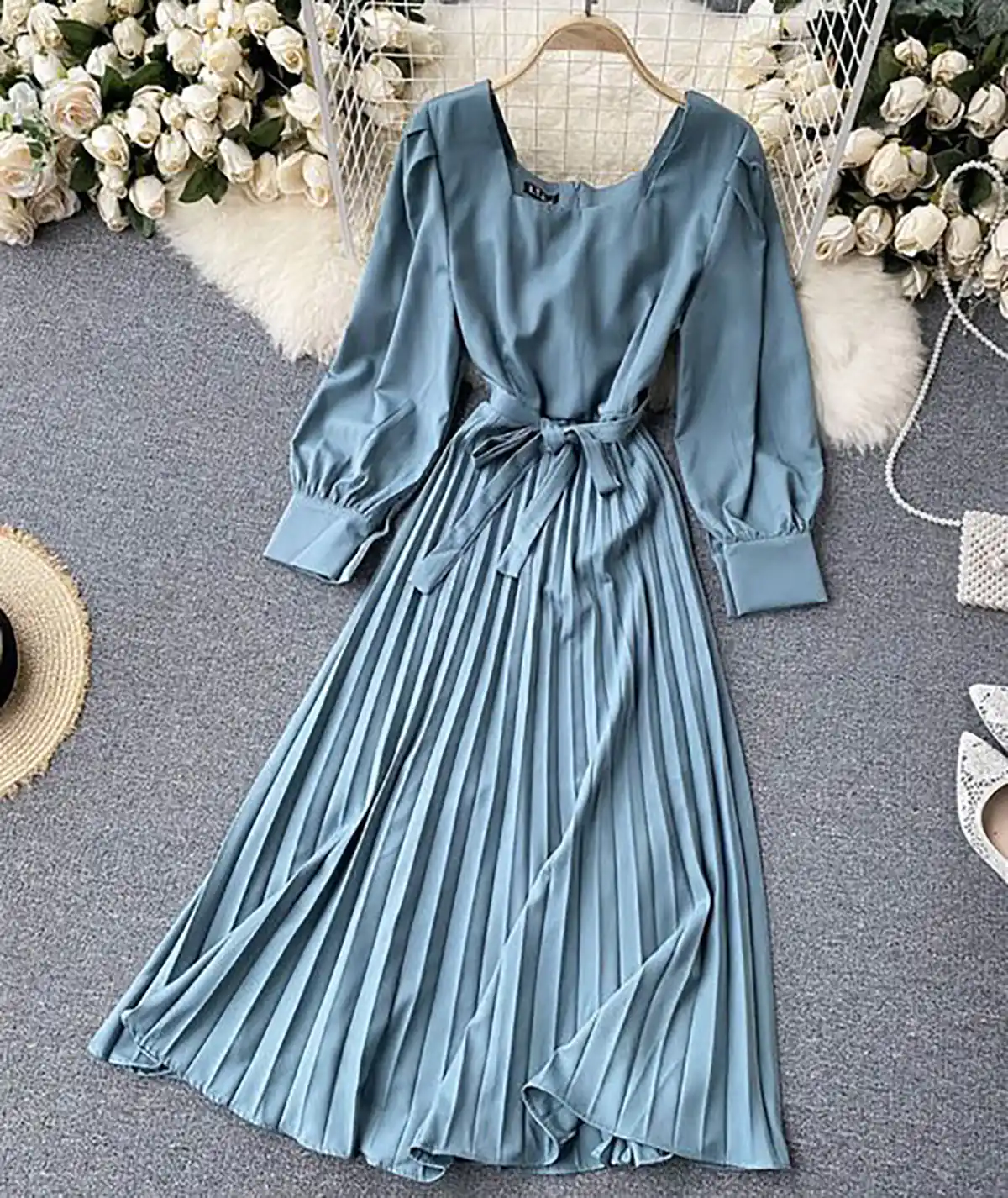 مدل پیراهن پلیسه ای زنانه زیبا