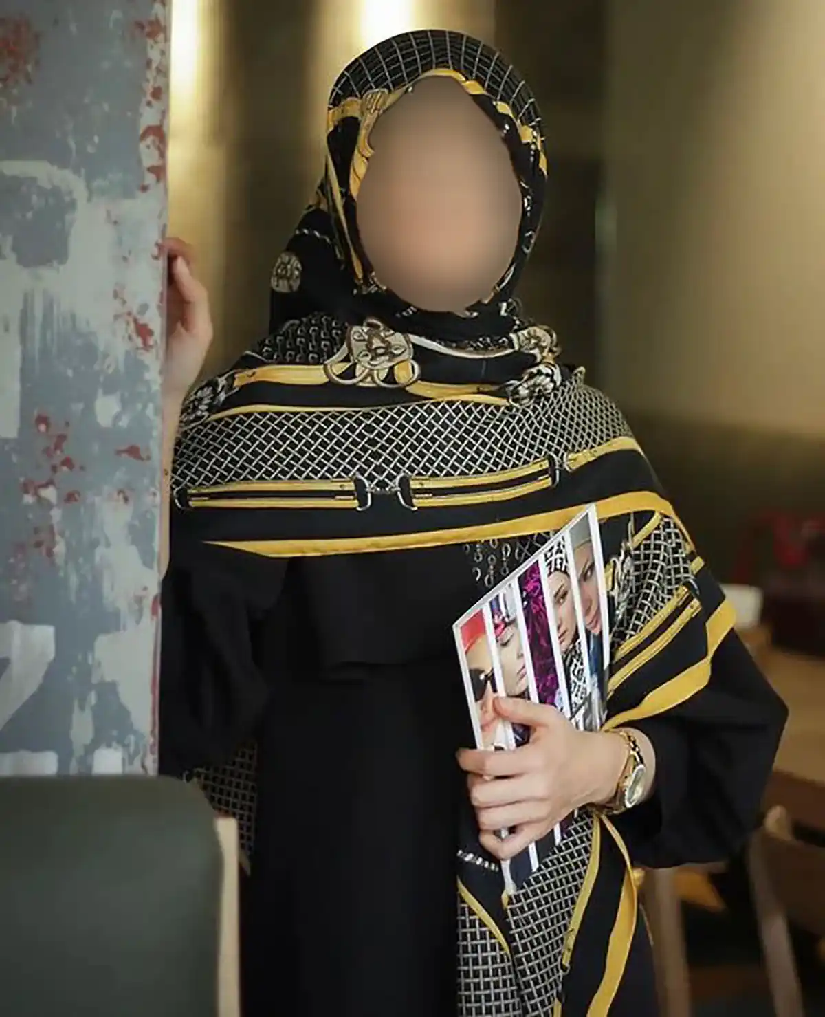 روسری قواره بزرگ زنانه زیبا