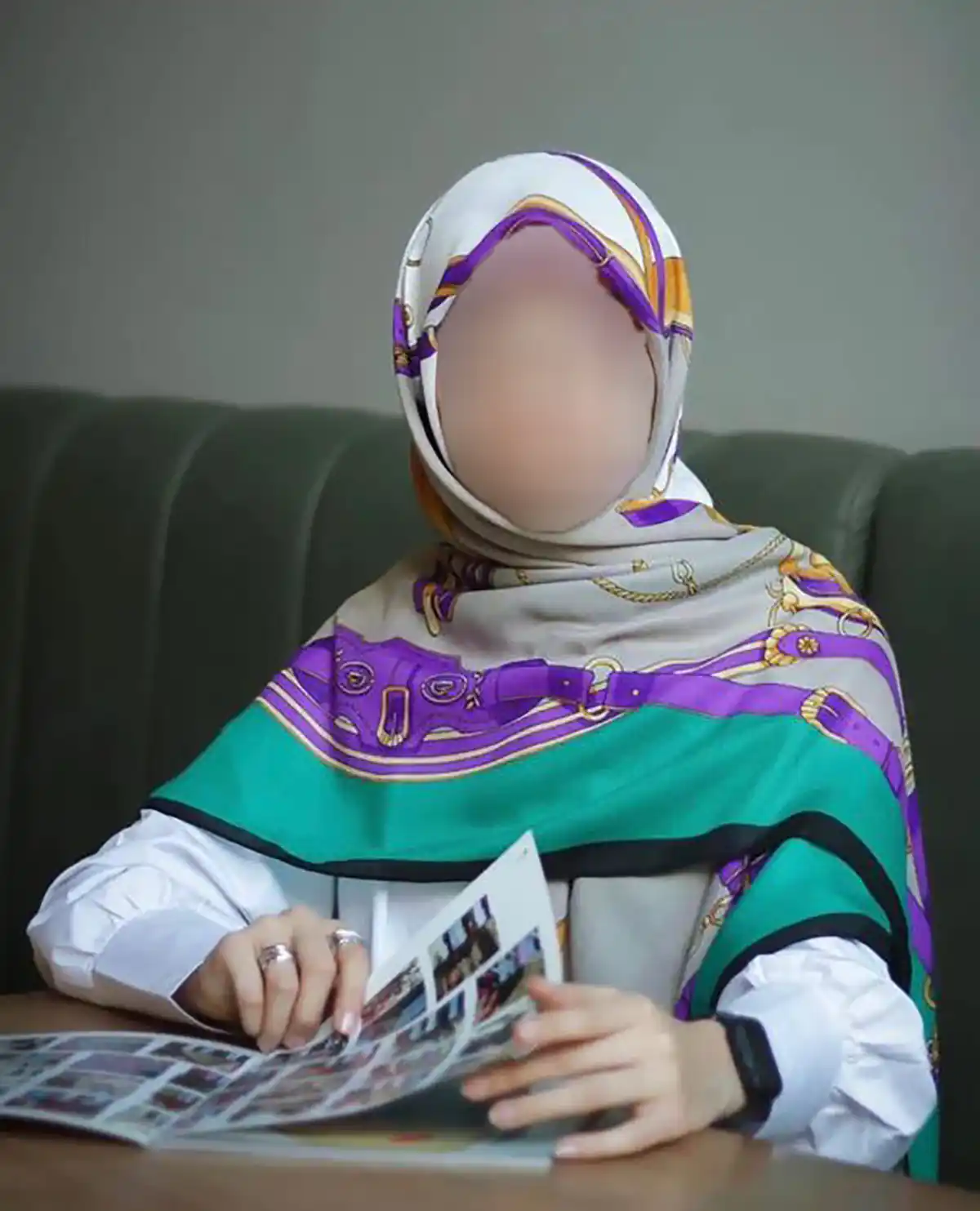 روسری قواره بزرگ زنانه ساده