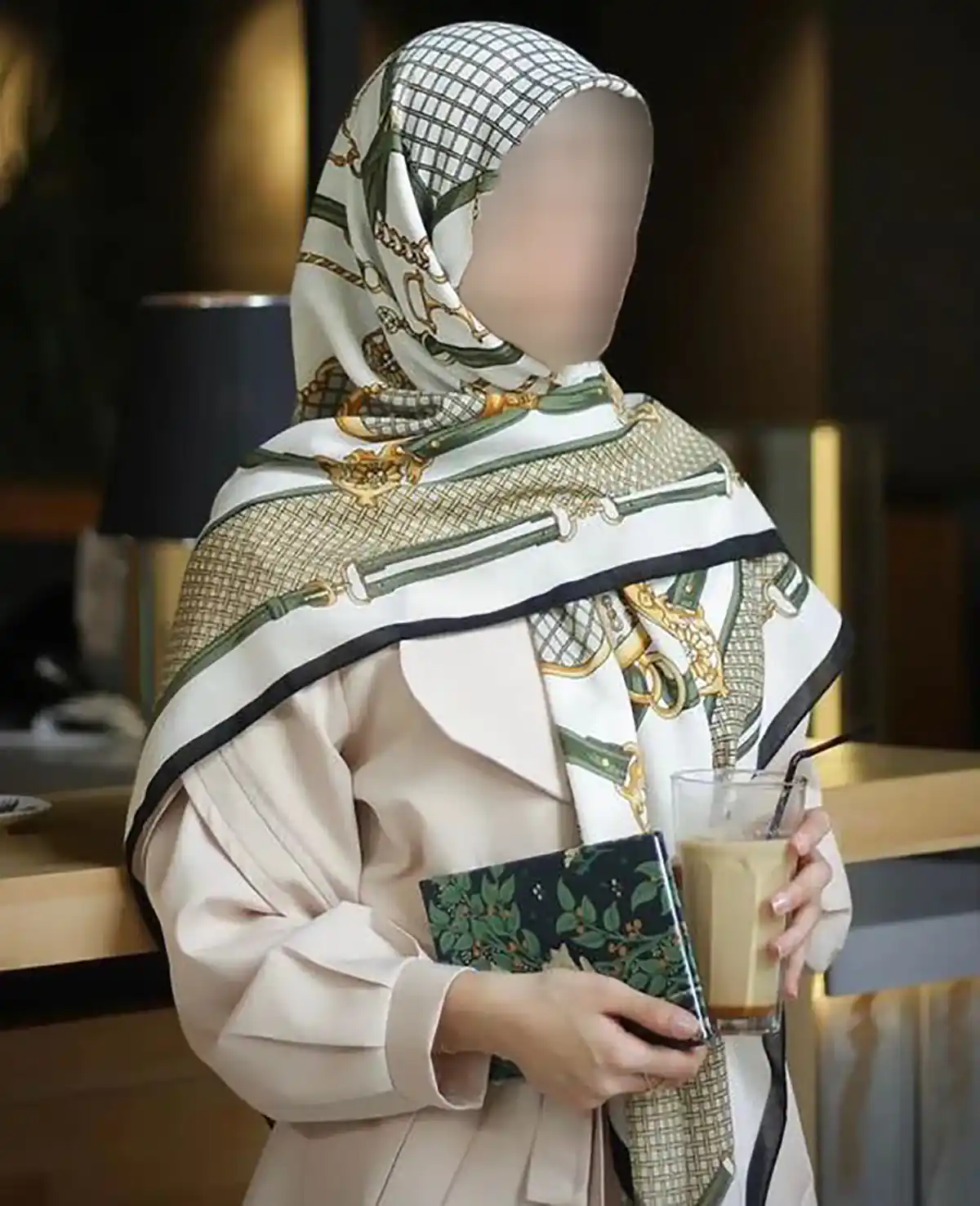 روسری قواره بزرگ نخی 