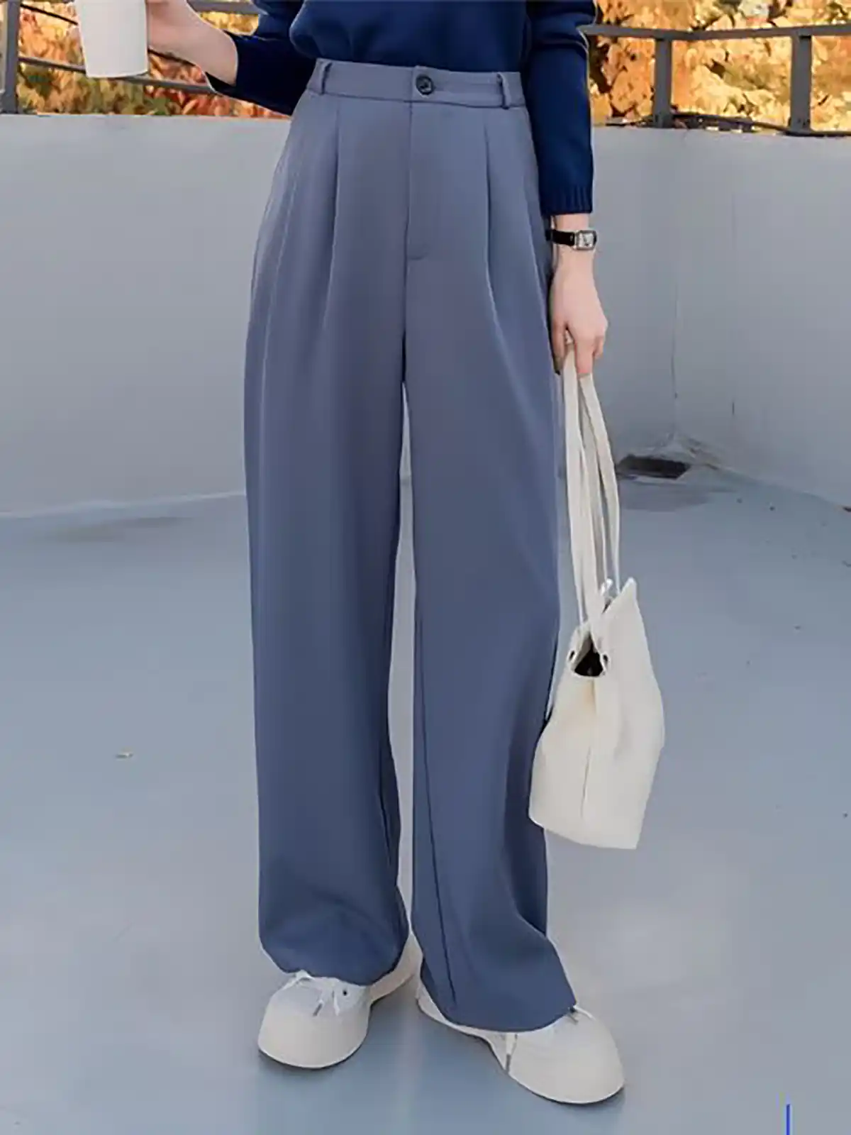 شلوار بگ پارچه ای زنانه زیبا