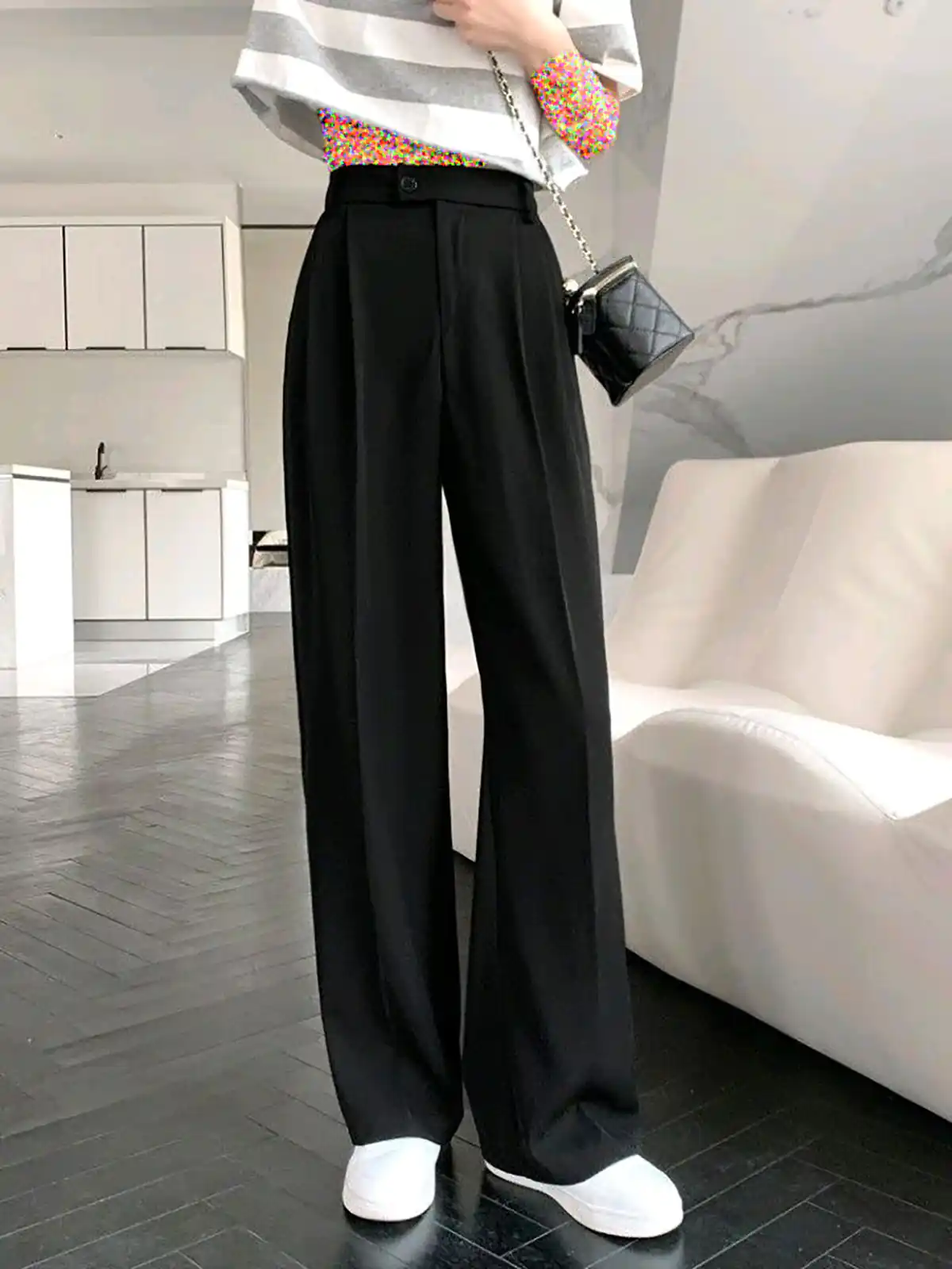 شلوار بگ پارچه ای زنانه 1403
