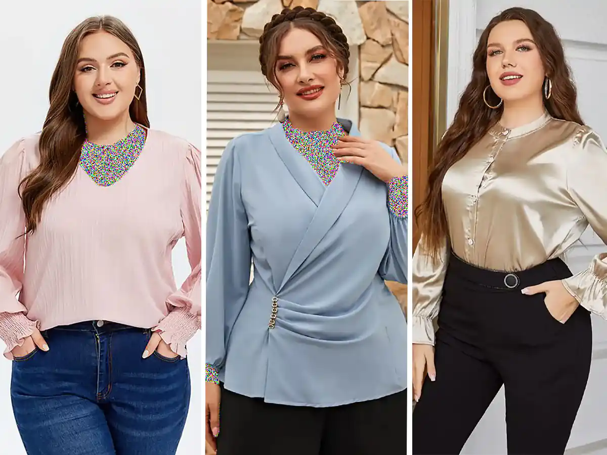 شومیز زنانه پلاس سایز 1403