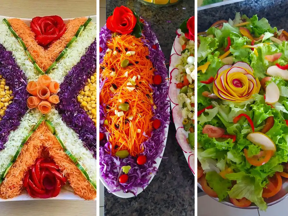 تزیین سالاد برای مهمانی‌ های خودمونی | آسون، سریع و خوشگل