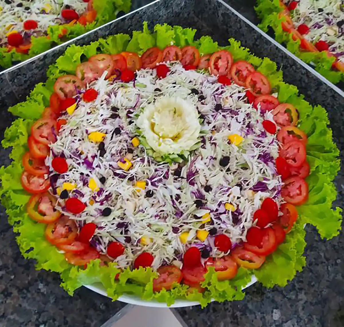 تزیین سالاد برای مهمانی خاص