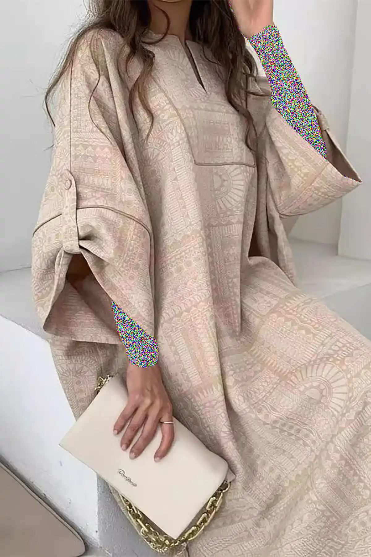 مدل مانتو عبایی مجلسی مشکی 