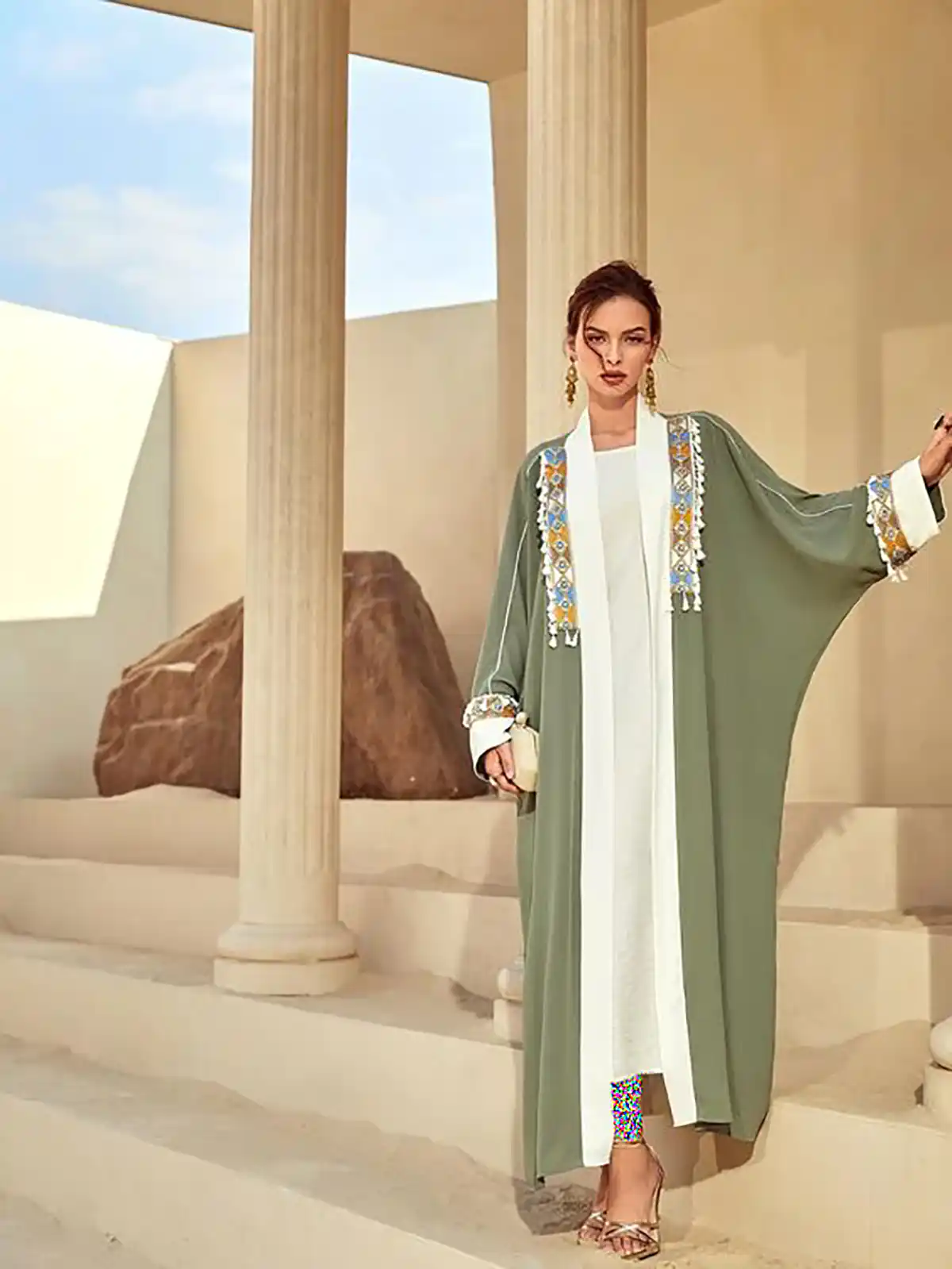 عبا بلند زنانه شیک