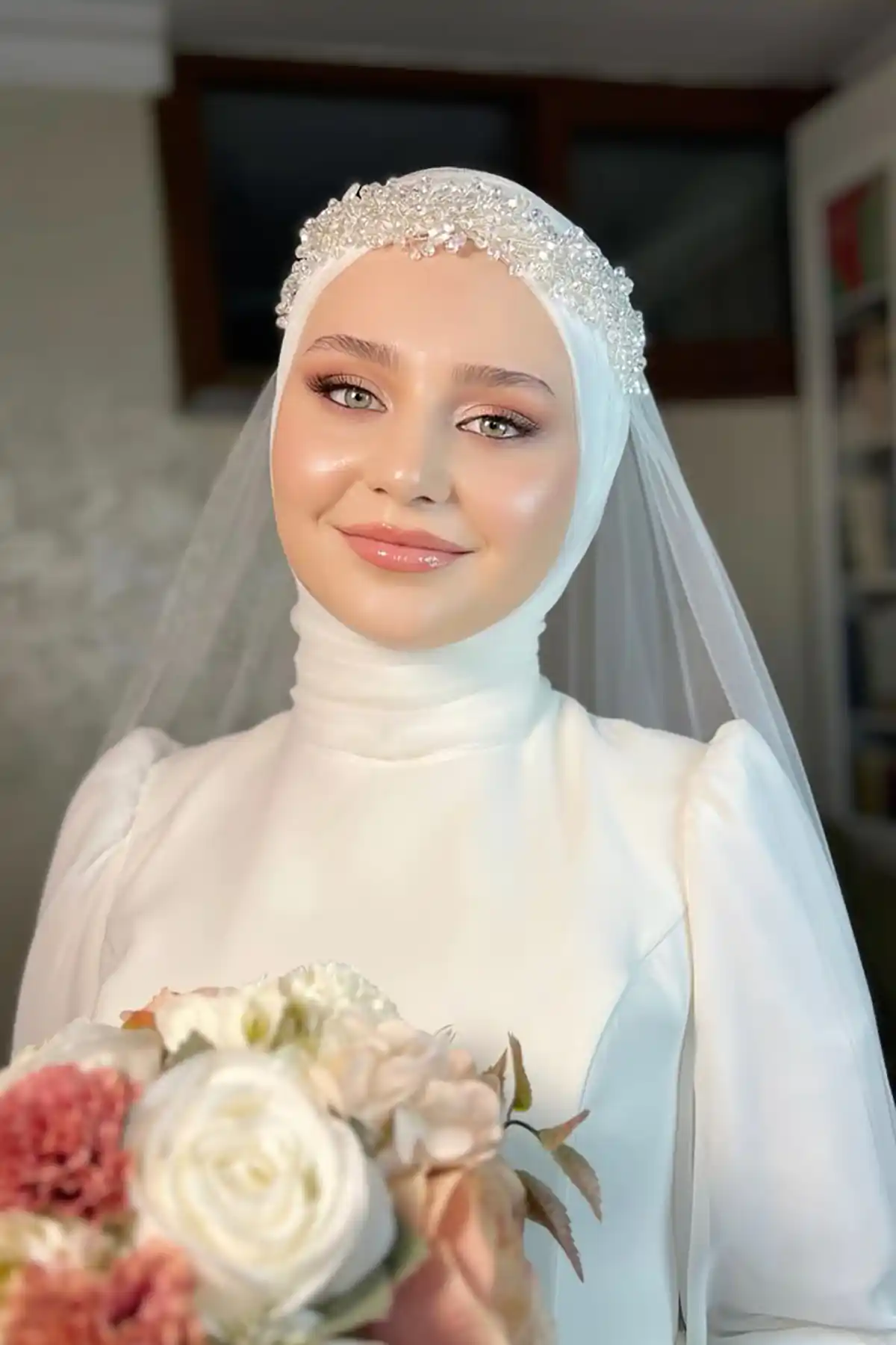  عروس محجبه