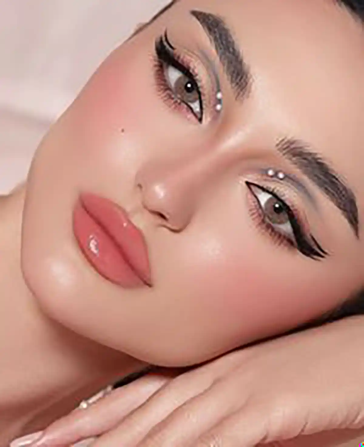 ارایش صورت خیلی ساده و شیک