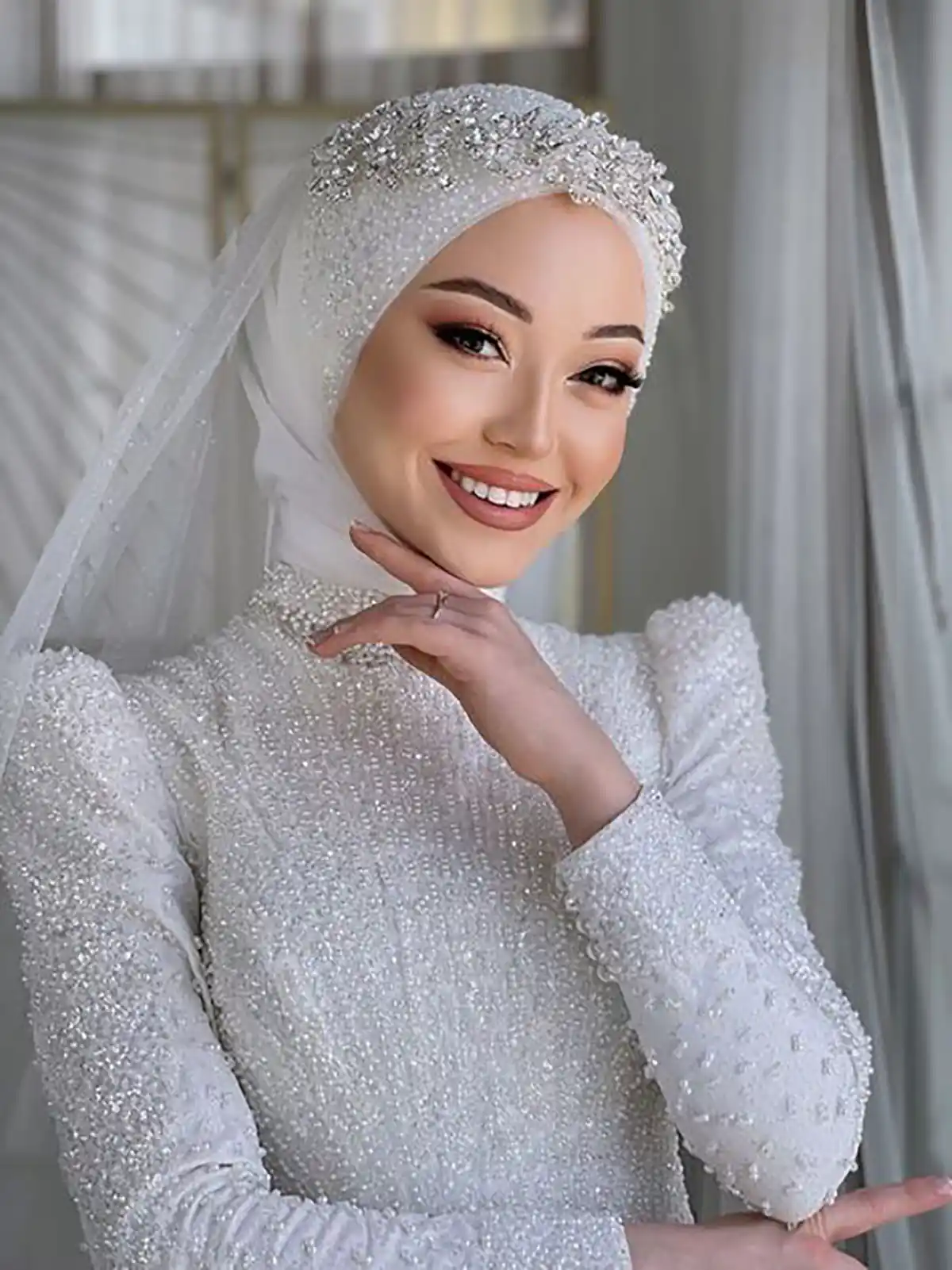 آرایش عروس محجبه جدید 