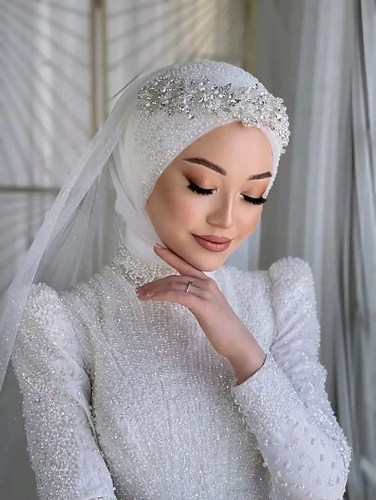 میکاپ عروس محجبه