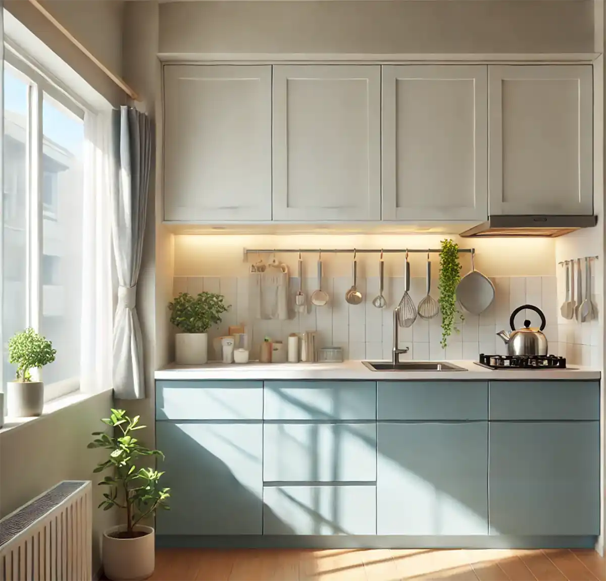 بهترین رنگ کابینت برای آشپزخانه کوچک