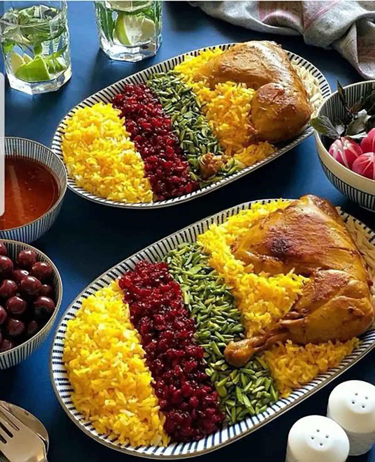 تزیین میز مهمانی دوستانه