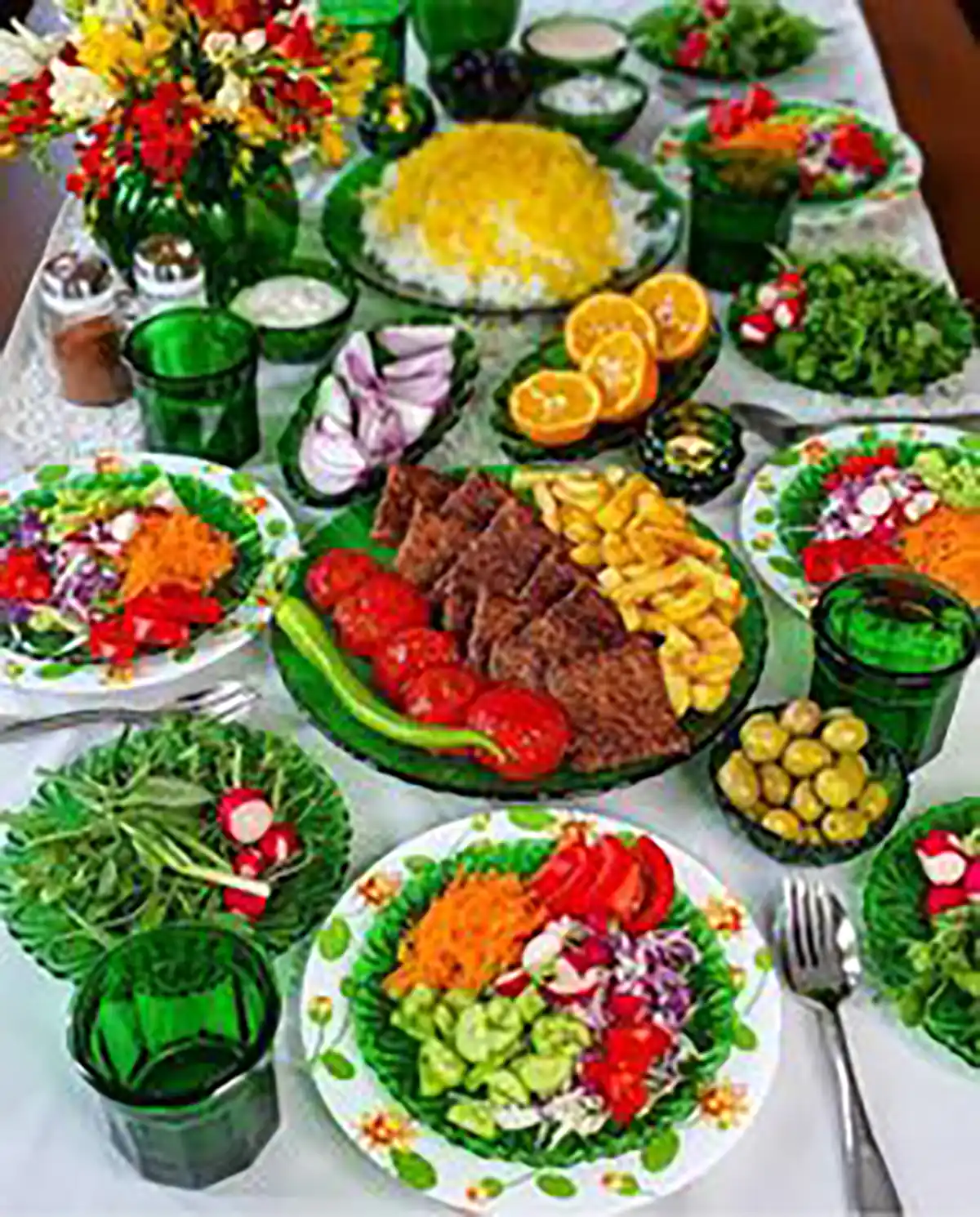 میز مهمانی عصرانه