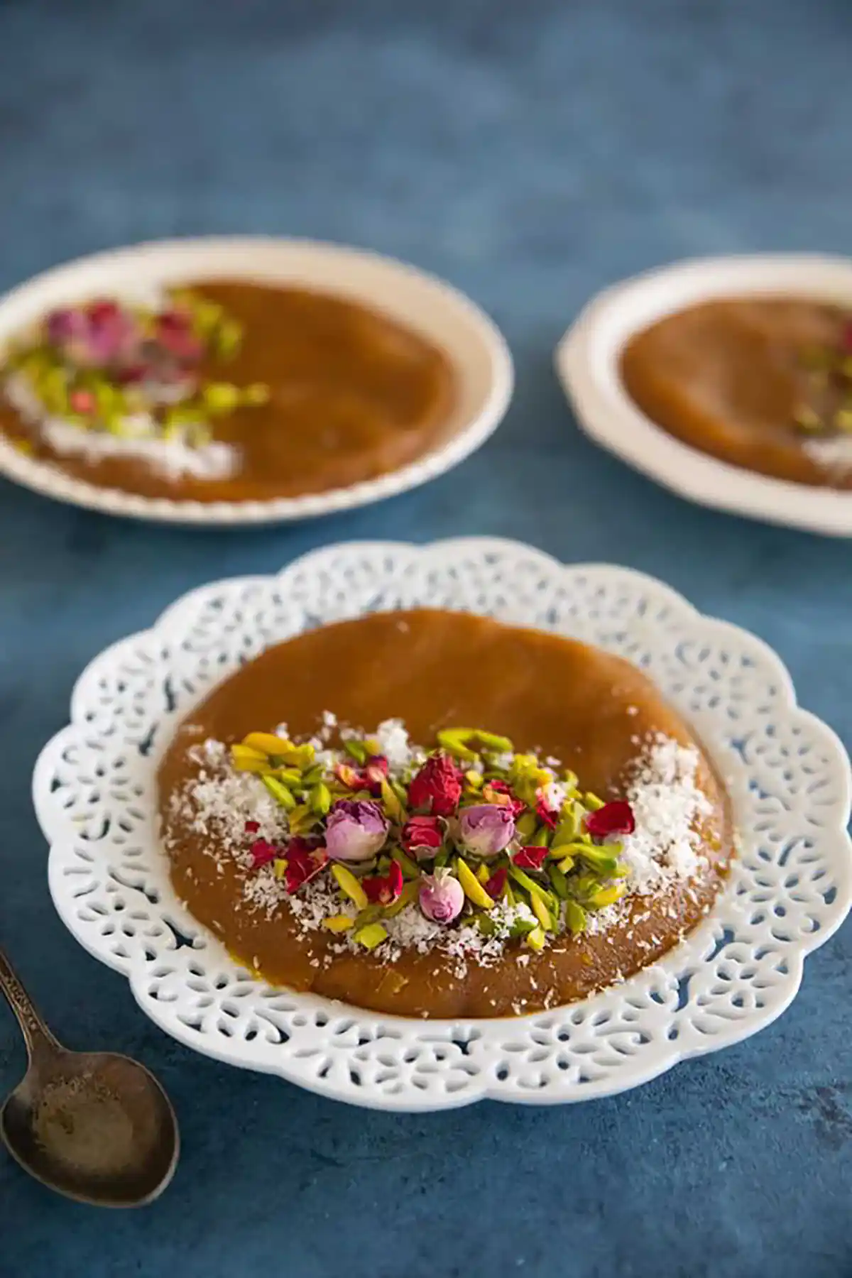 تزیین حلوا ساده