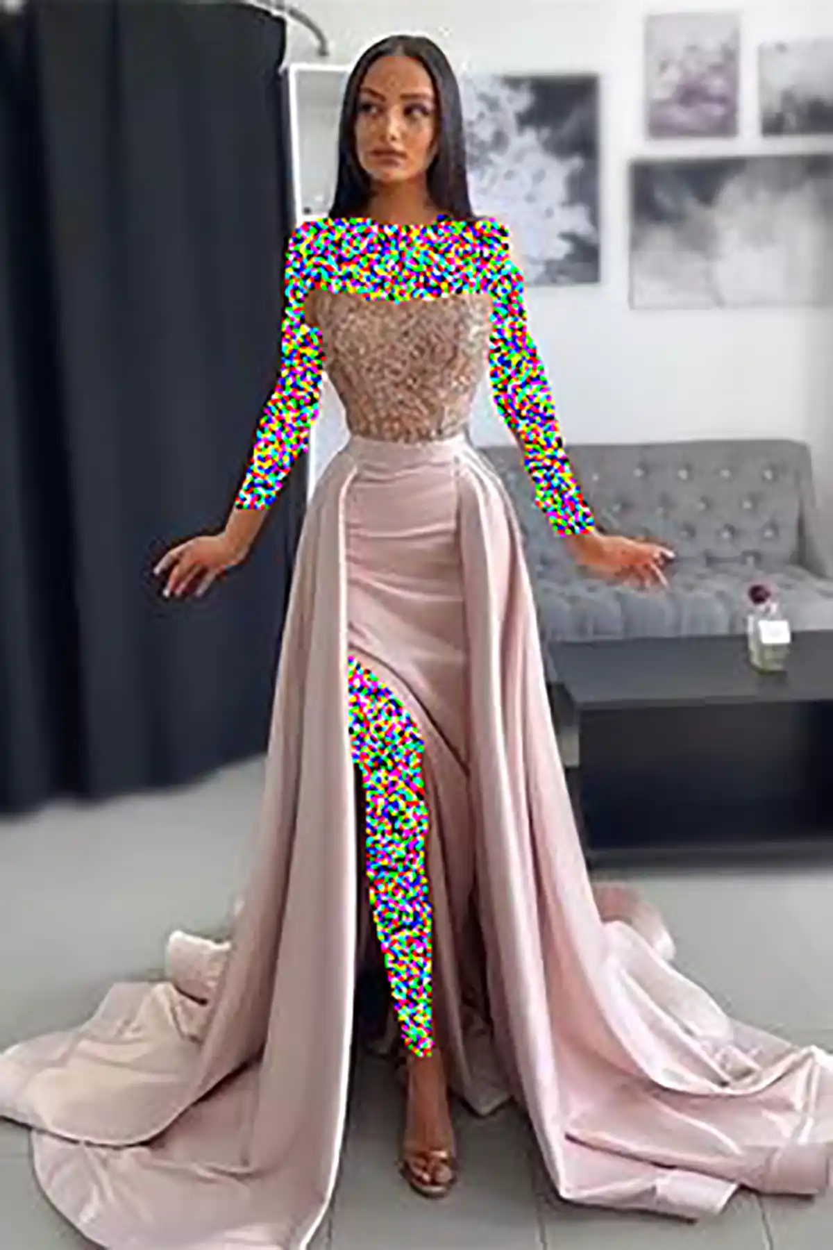 مدل لباس بلند ساده و شیک