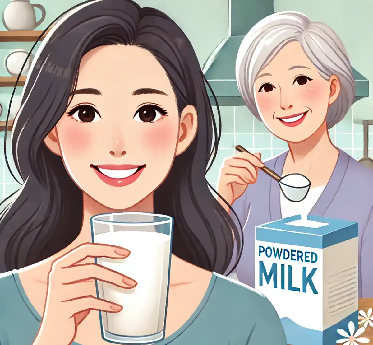 شیر خشک برای چاق شدن بزرگسالان نی نی سایت