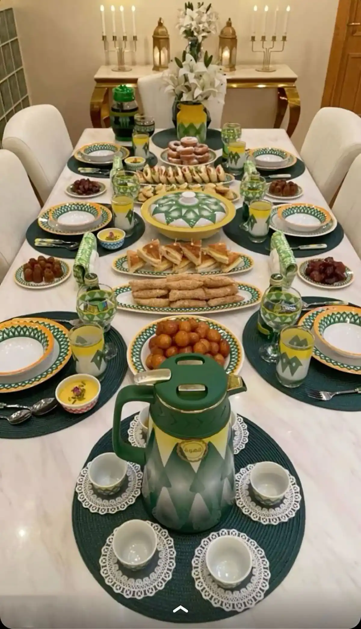 تزیین میز غذا شیک