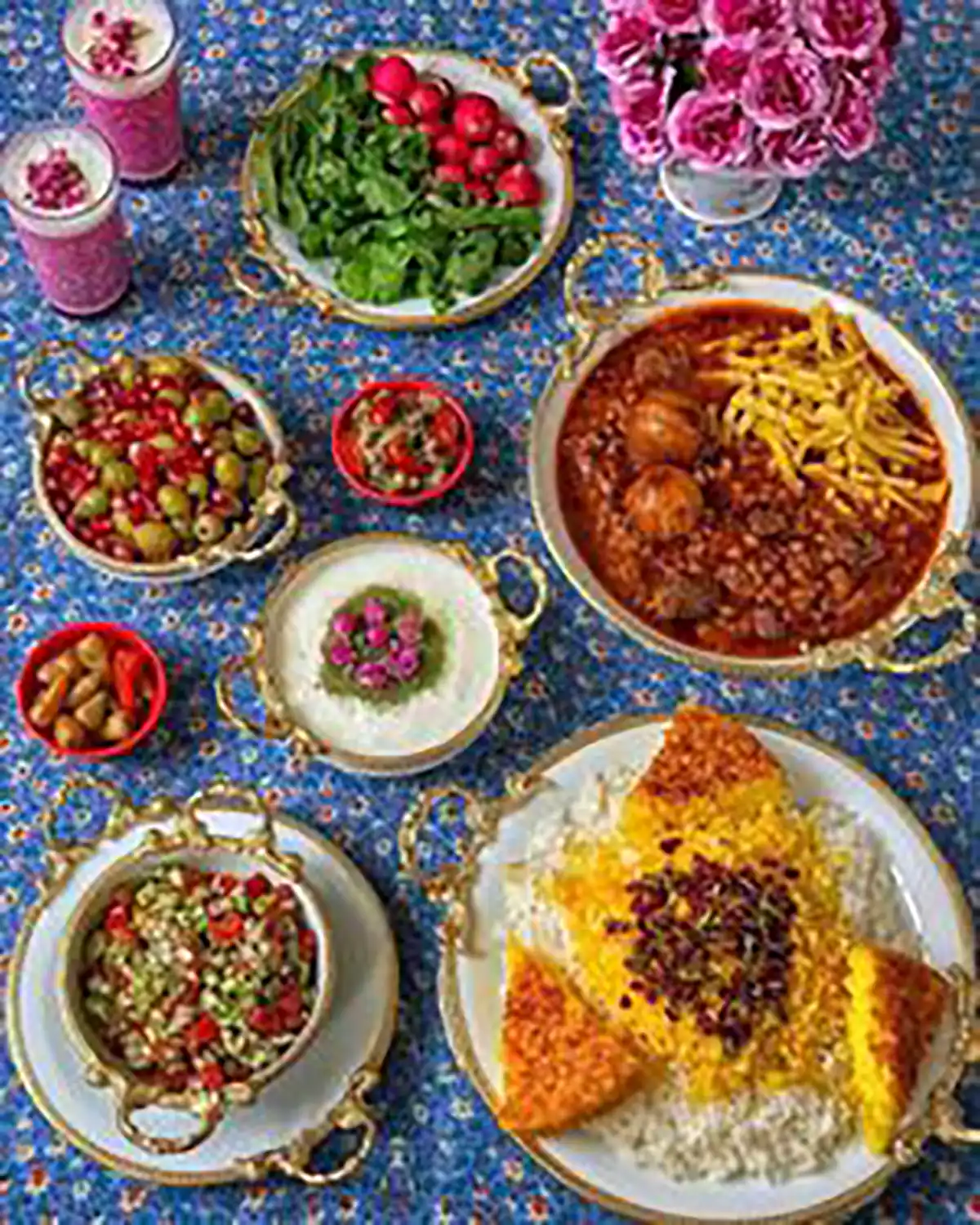 تزیین میز غذا خاص