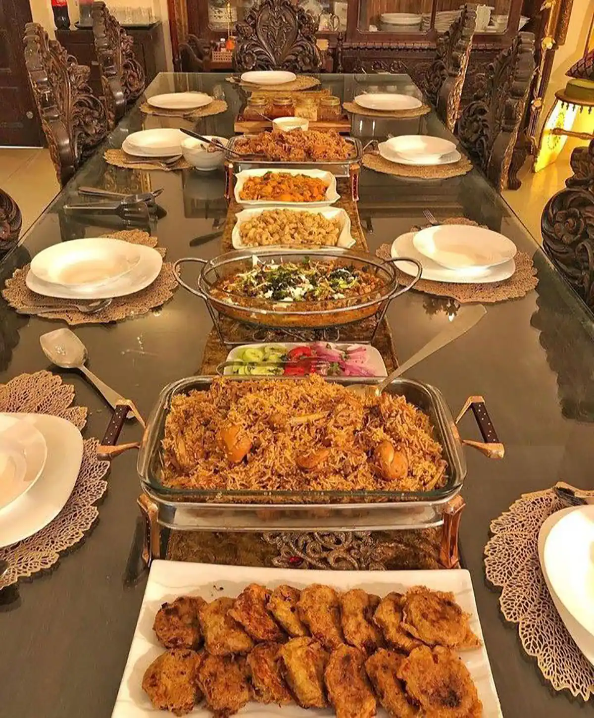 عکس میز شام لاکچری 
