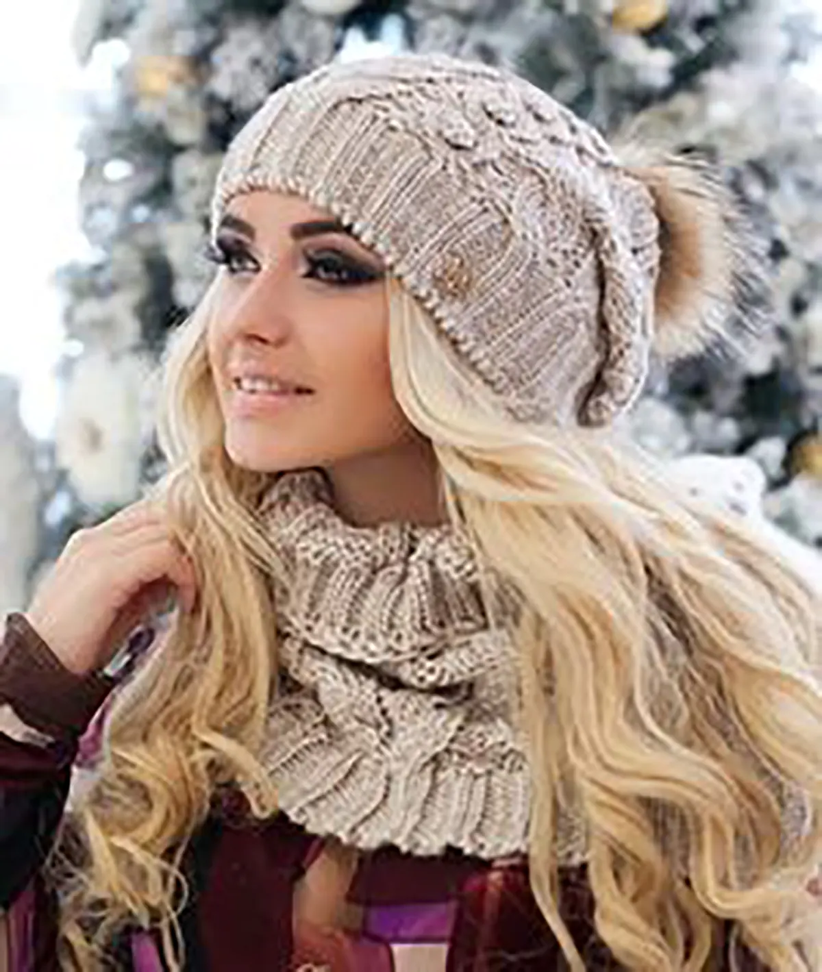 کلاه بافتنی دخترانه
