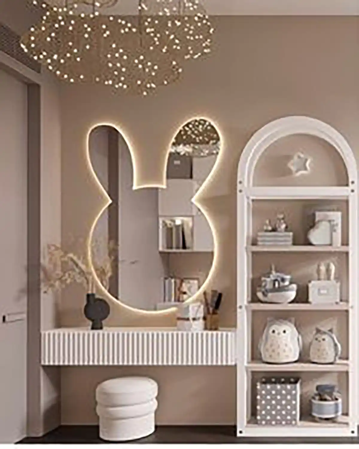 ایینه کنسول عروسکی