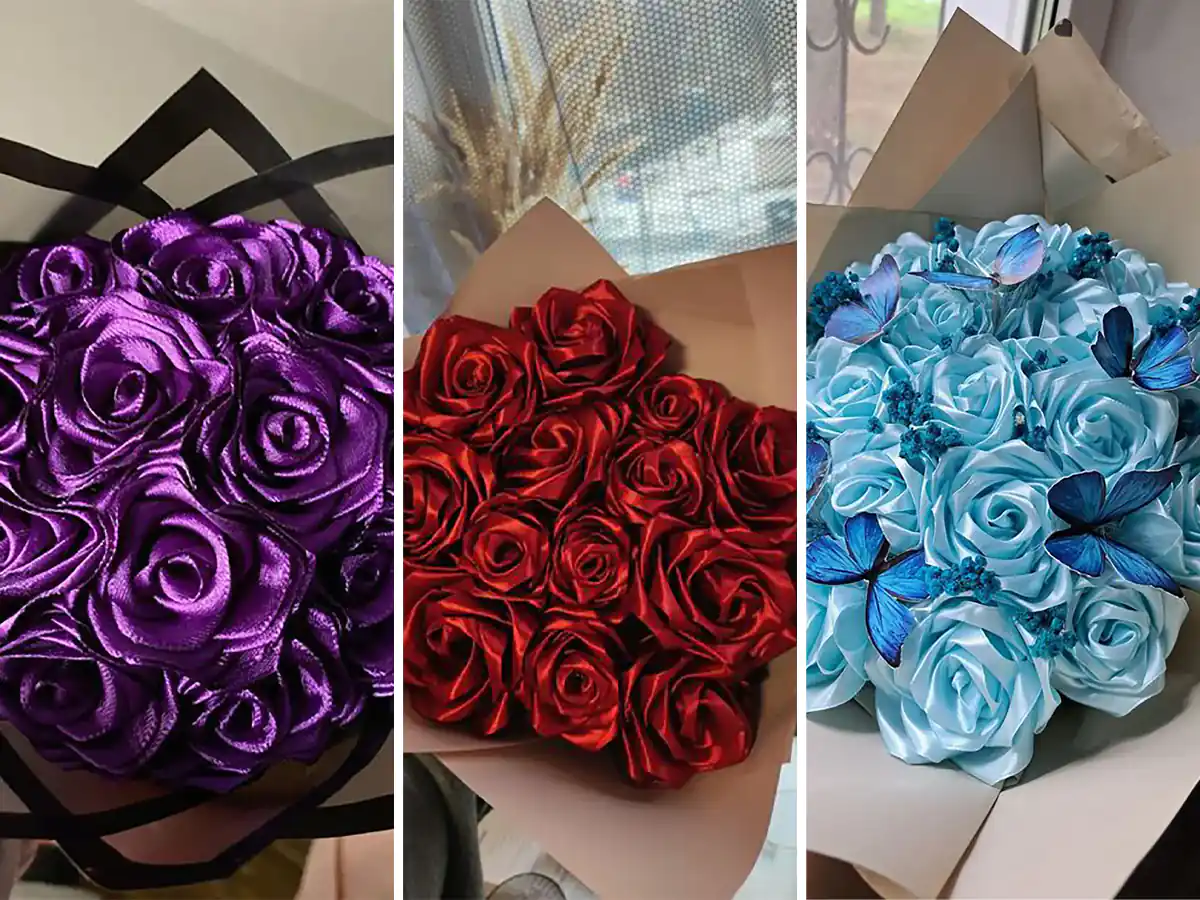 دسته گل پارچه ای 1403