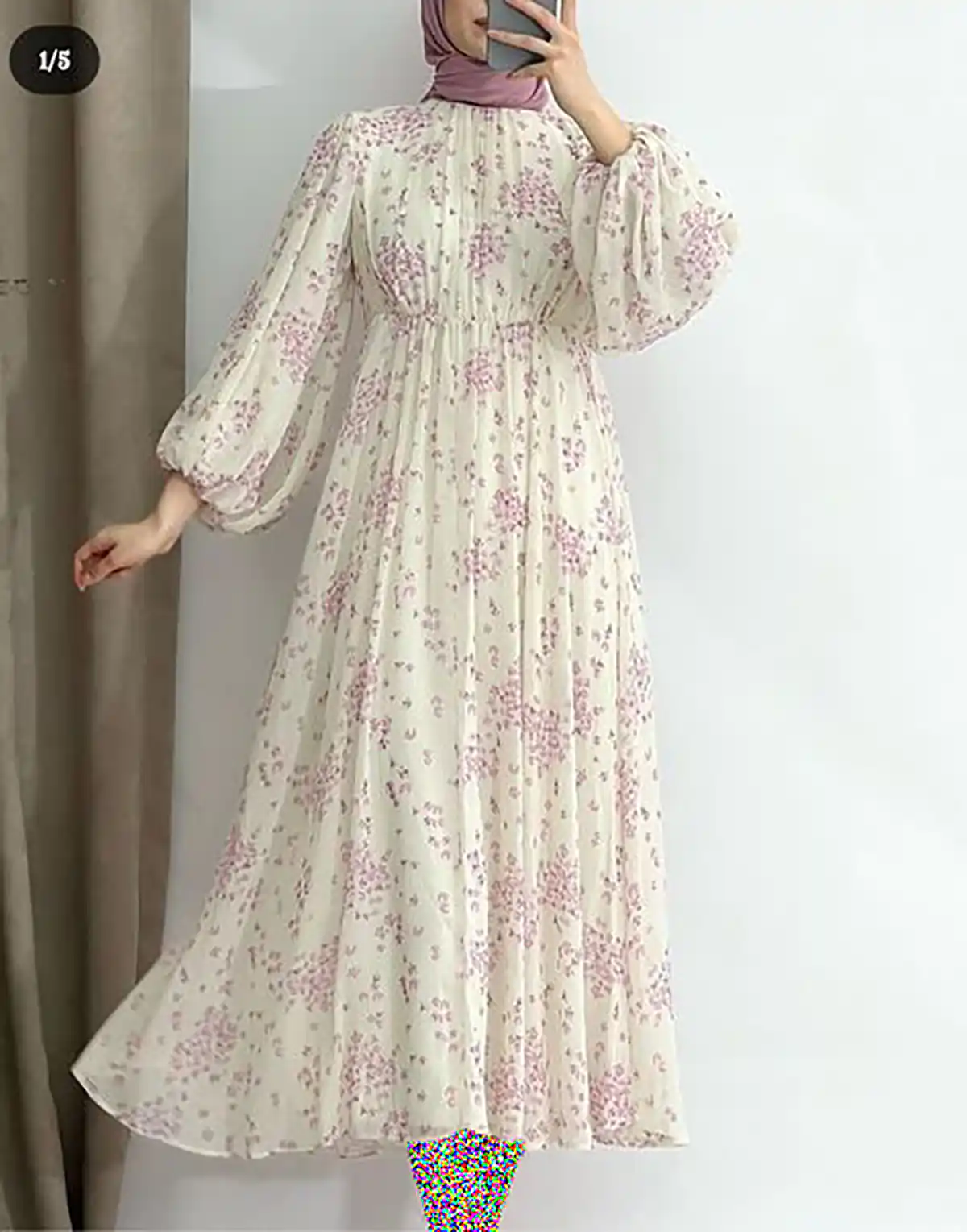 لباس مجلسی گلدار زنانه 1403