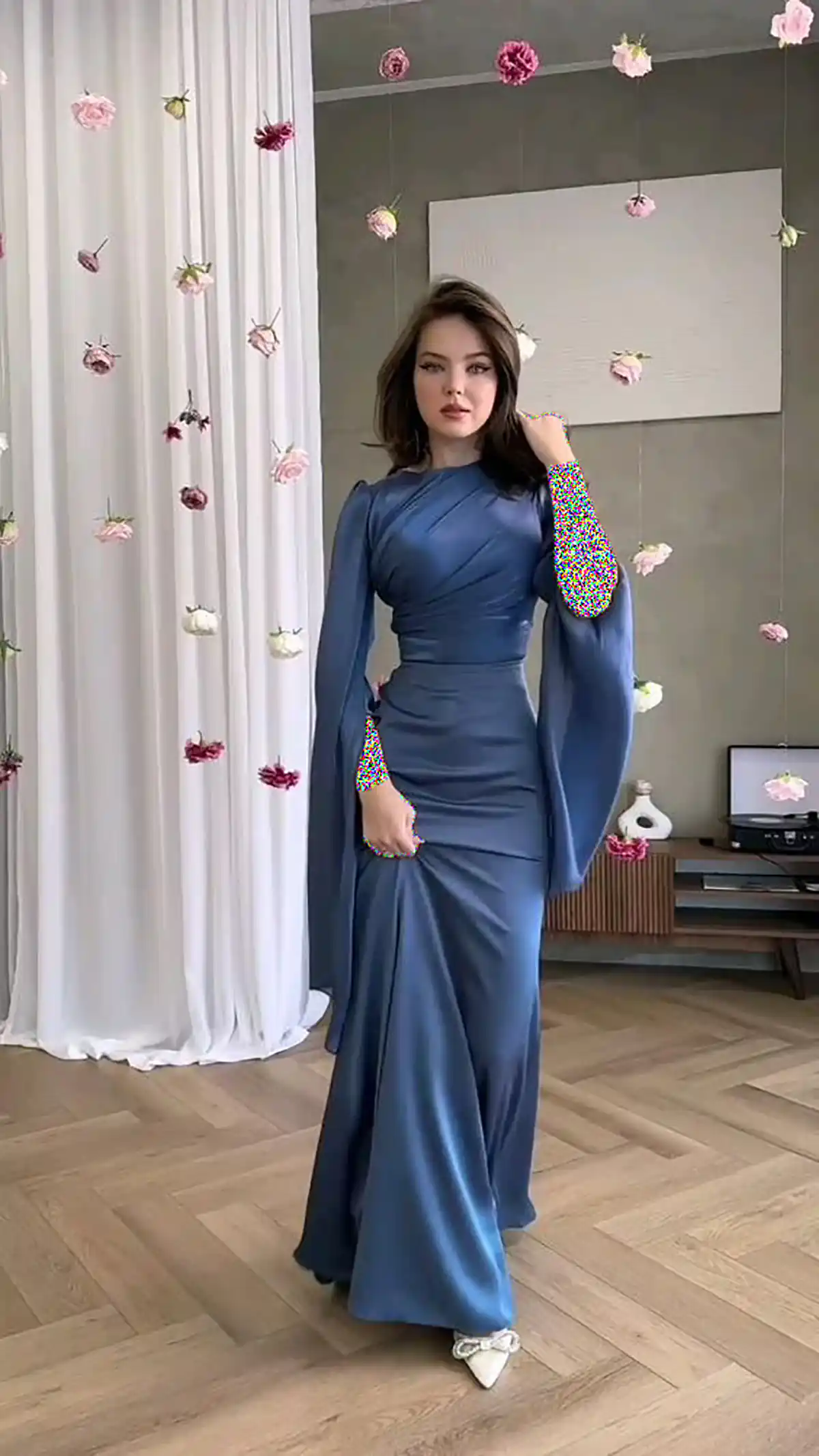مدل پیراهن ساده مجلسی زنانه شیک