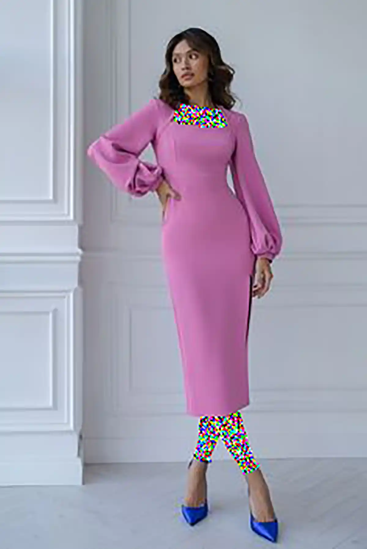 لباس مجلسی زنانه ساده برای عروسی 1403