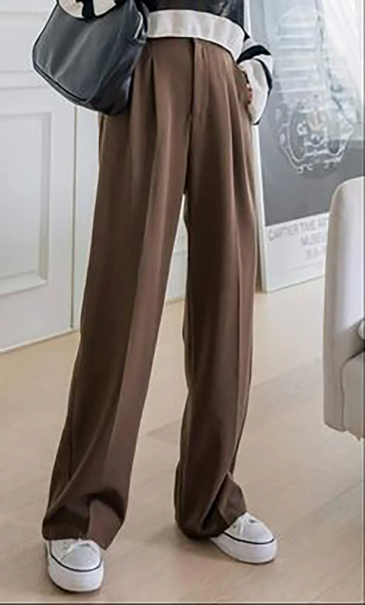 شلوار پارچه ای بگی زنانه