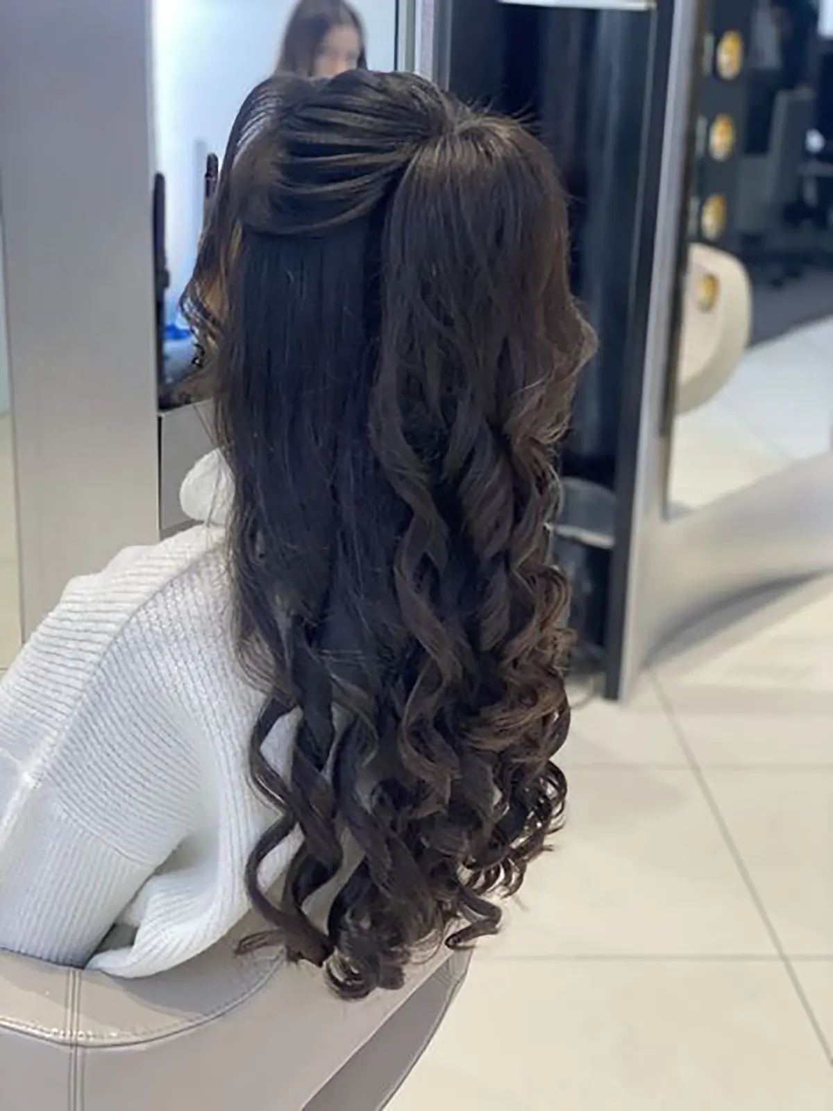 شینیون مو بلند دخترانه
