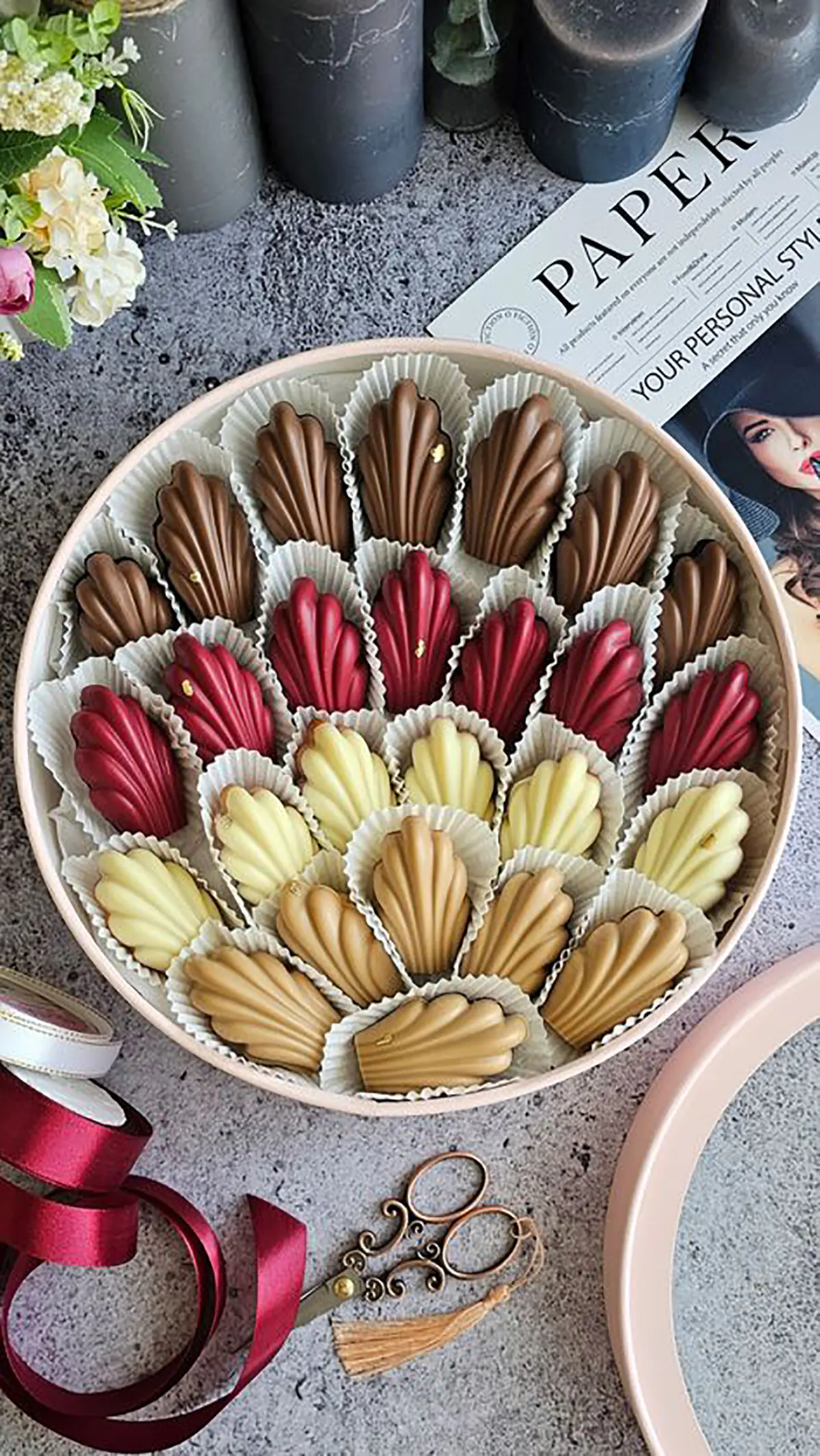 شکلات هدیه ای لاکچری