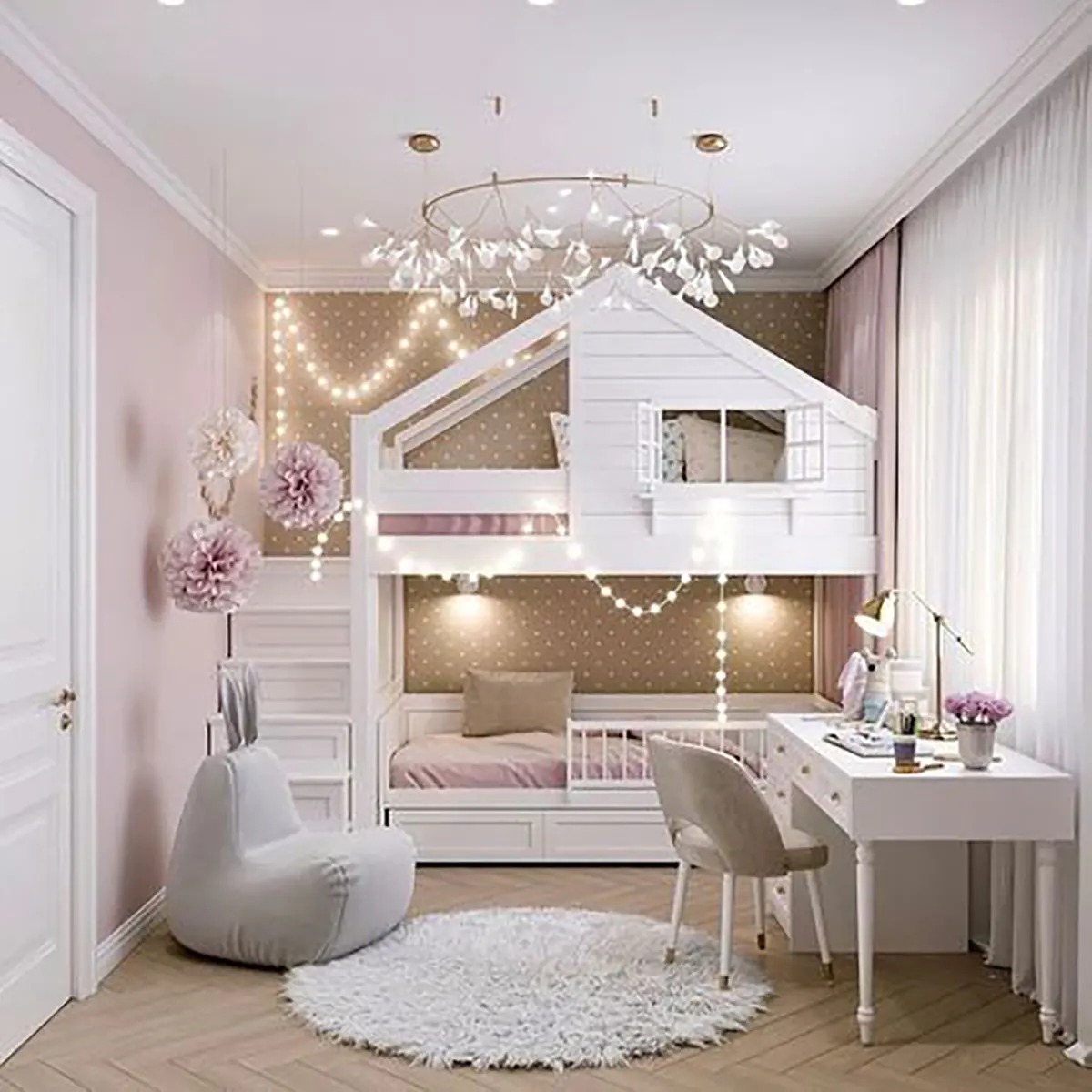تخت دو طبقه بچه گانه