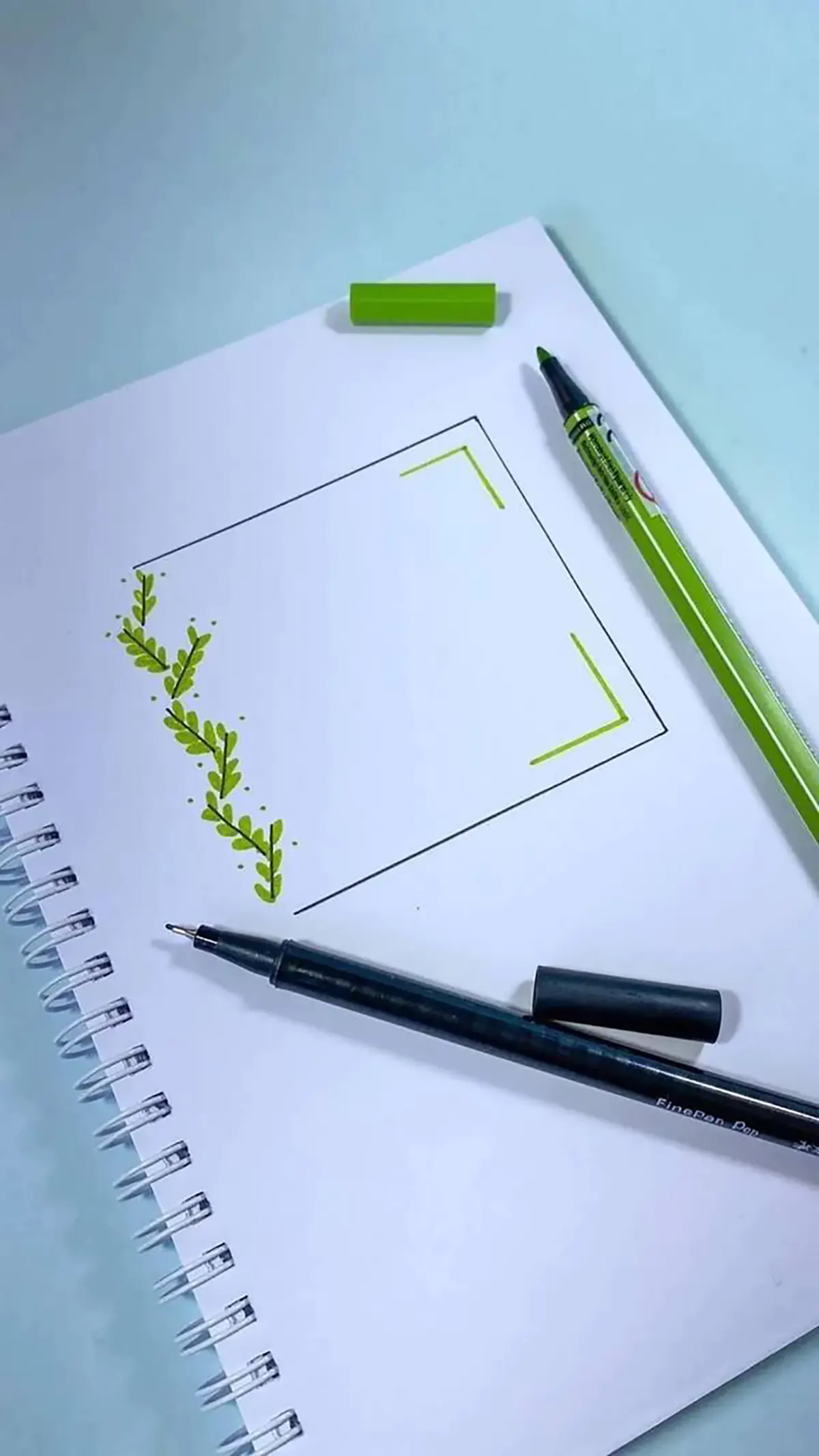 نقاشی دفتر مشق دخترانه اسان
