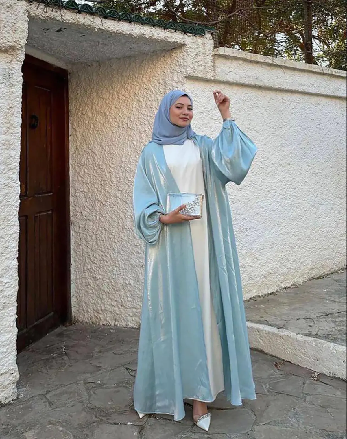 مانتو عبایی بلند ساده