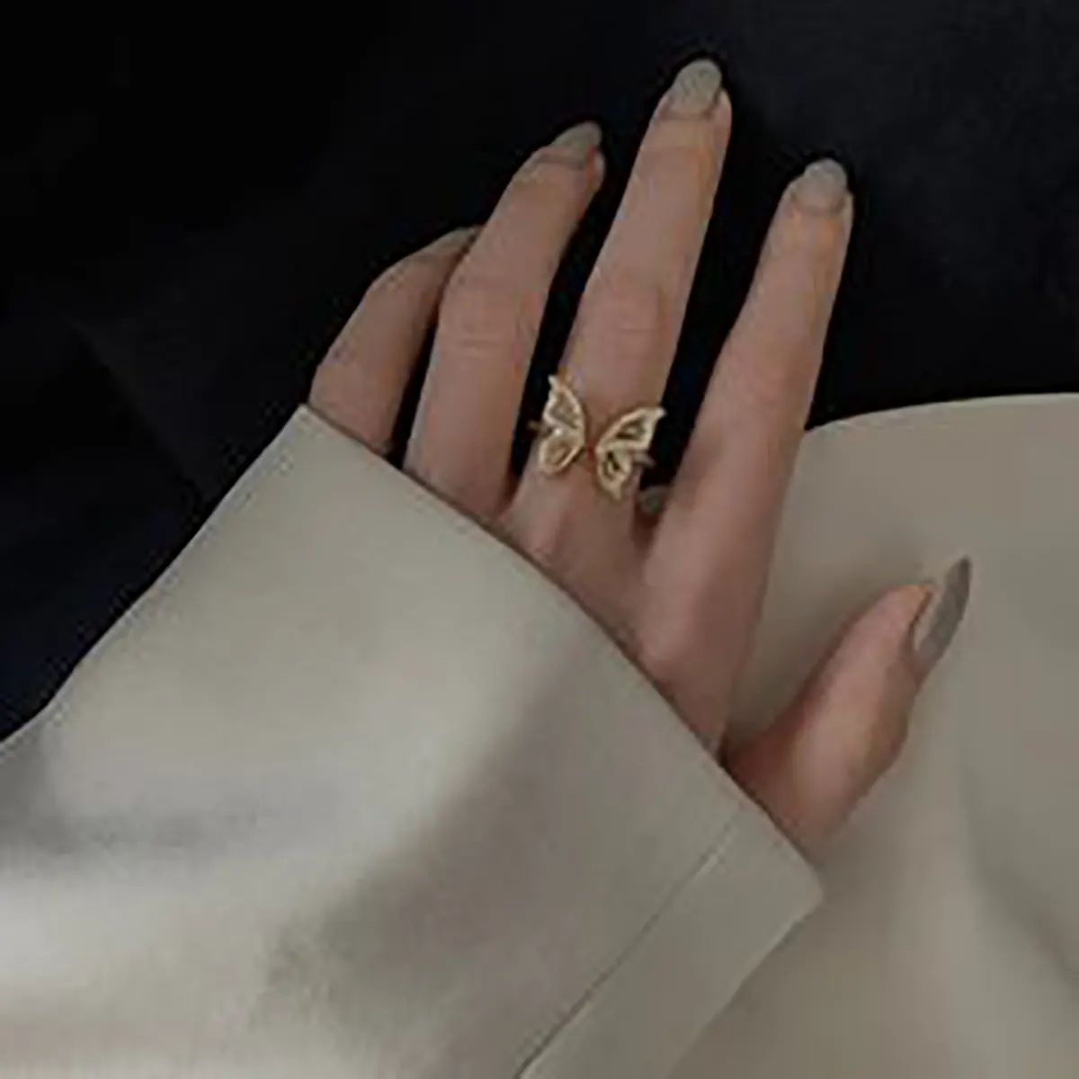 انگشتر طلا زنانه بدون نگین