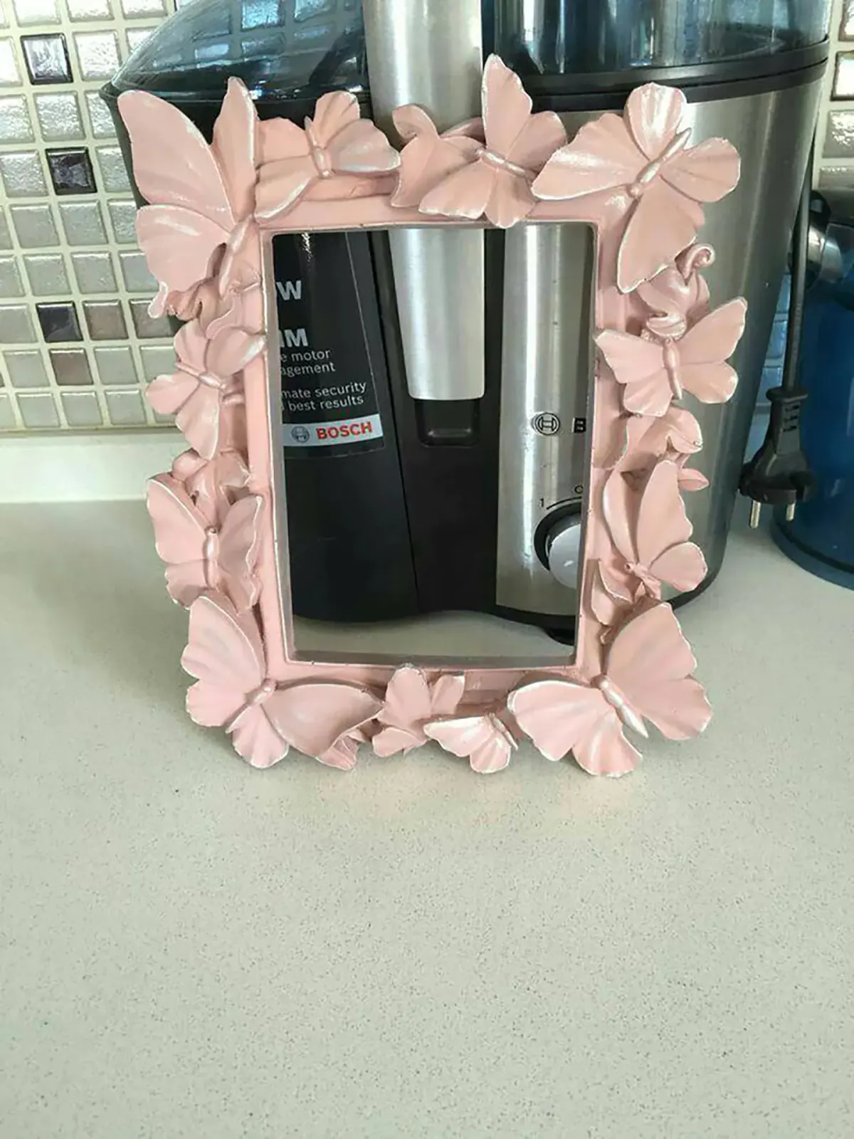آینه دیواری طرح پروانه ای