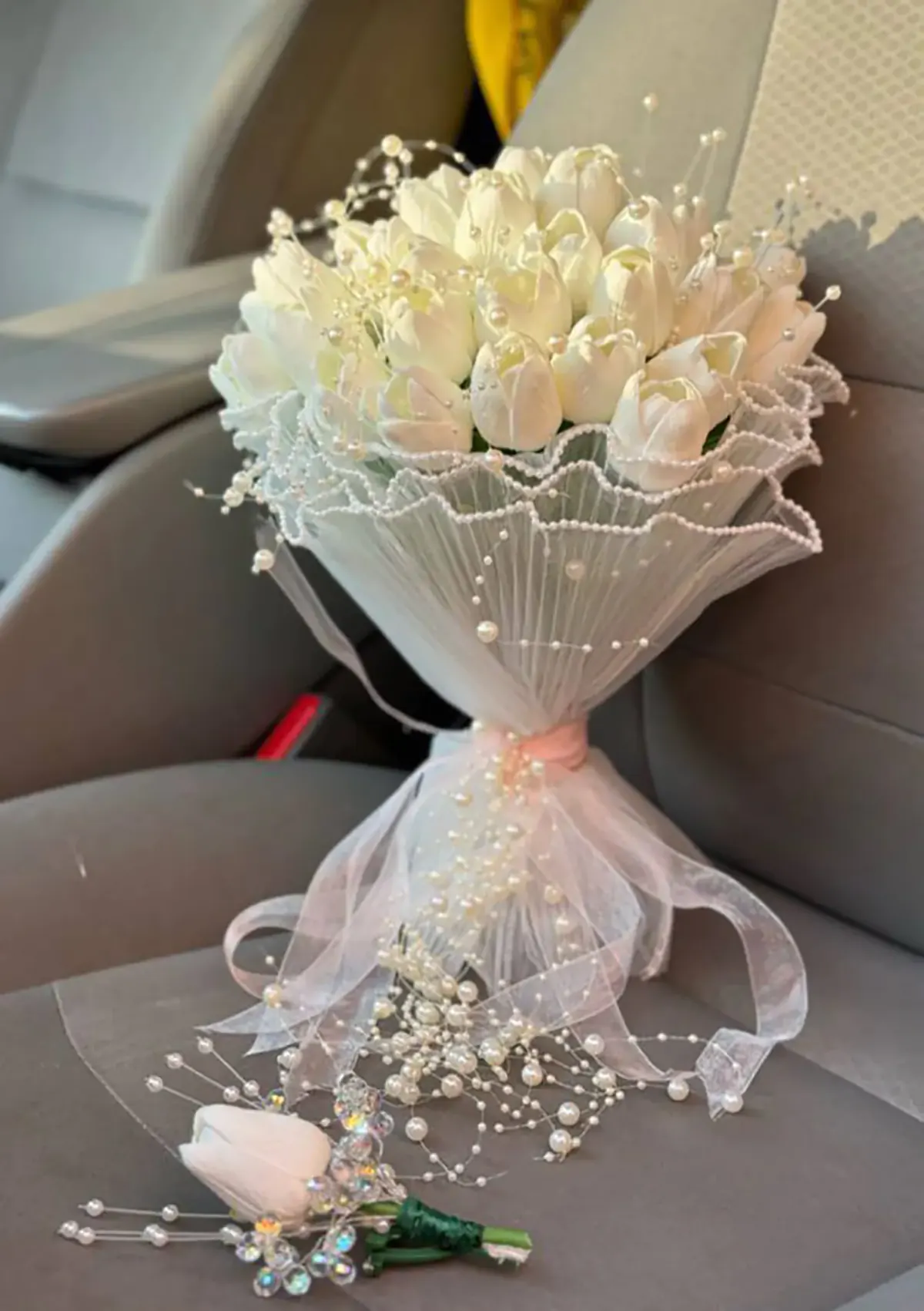 دسته گل عروس جدید طبیعی